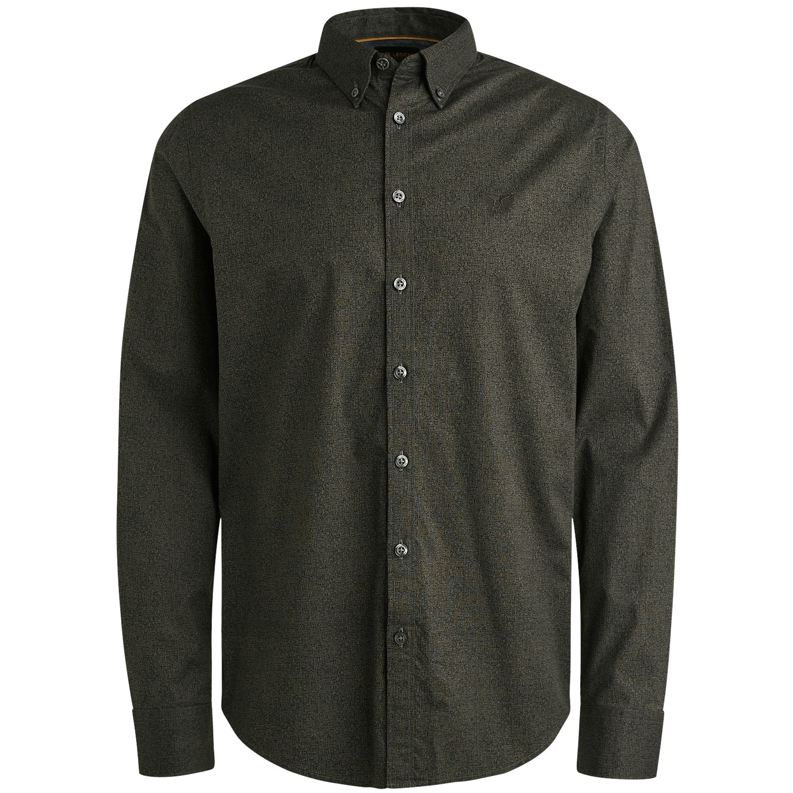 Pme Legend LONG SLEEVE SHIRT Print on Ctn Str Beluga 00112240-8039