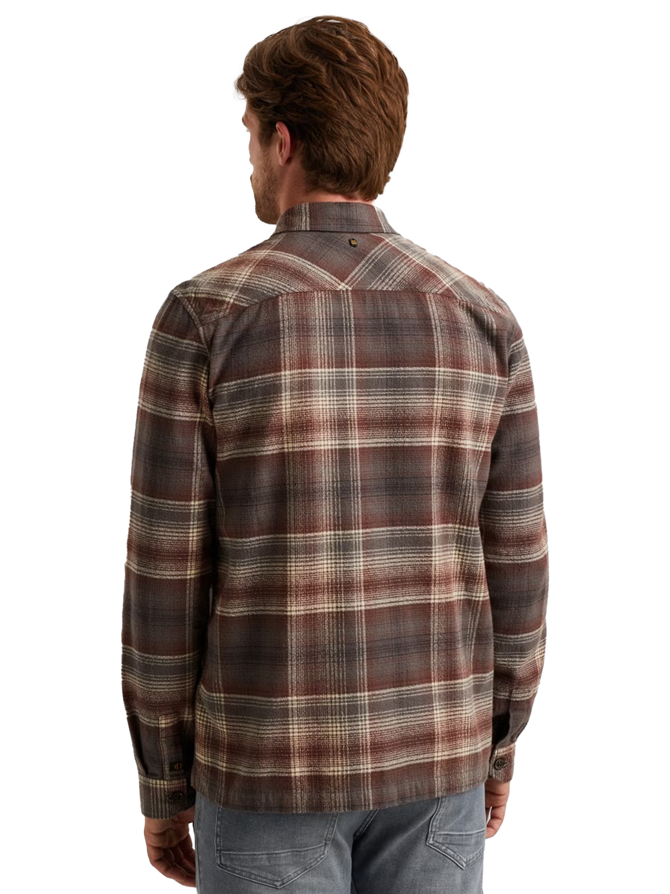 Pme Legend LONG SLEEVE SHIRT Brushed Grindle Marron 2900154545021