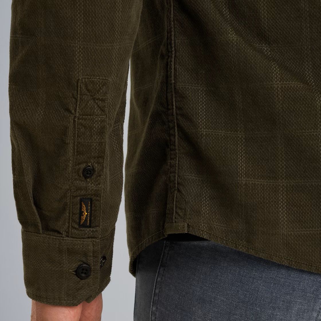 Pme Legend LONG SLEEVE SHIRT Fine Corduroy Beluga 2900154547032 Pme Legend LONG SLEEVE SHIRT Fine Corduroy Beluga 2900154547032
