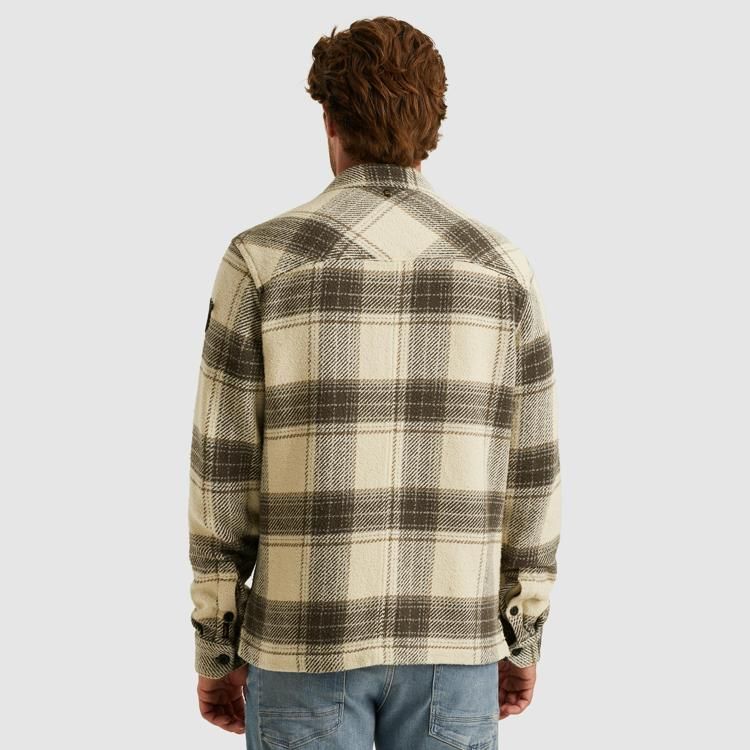 Pme Legend LONG SLEEVE SHIRT Heavy Big Check Bone White 2900154548039