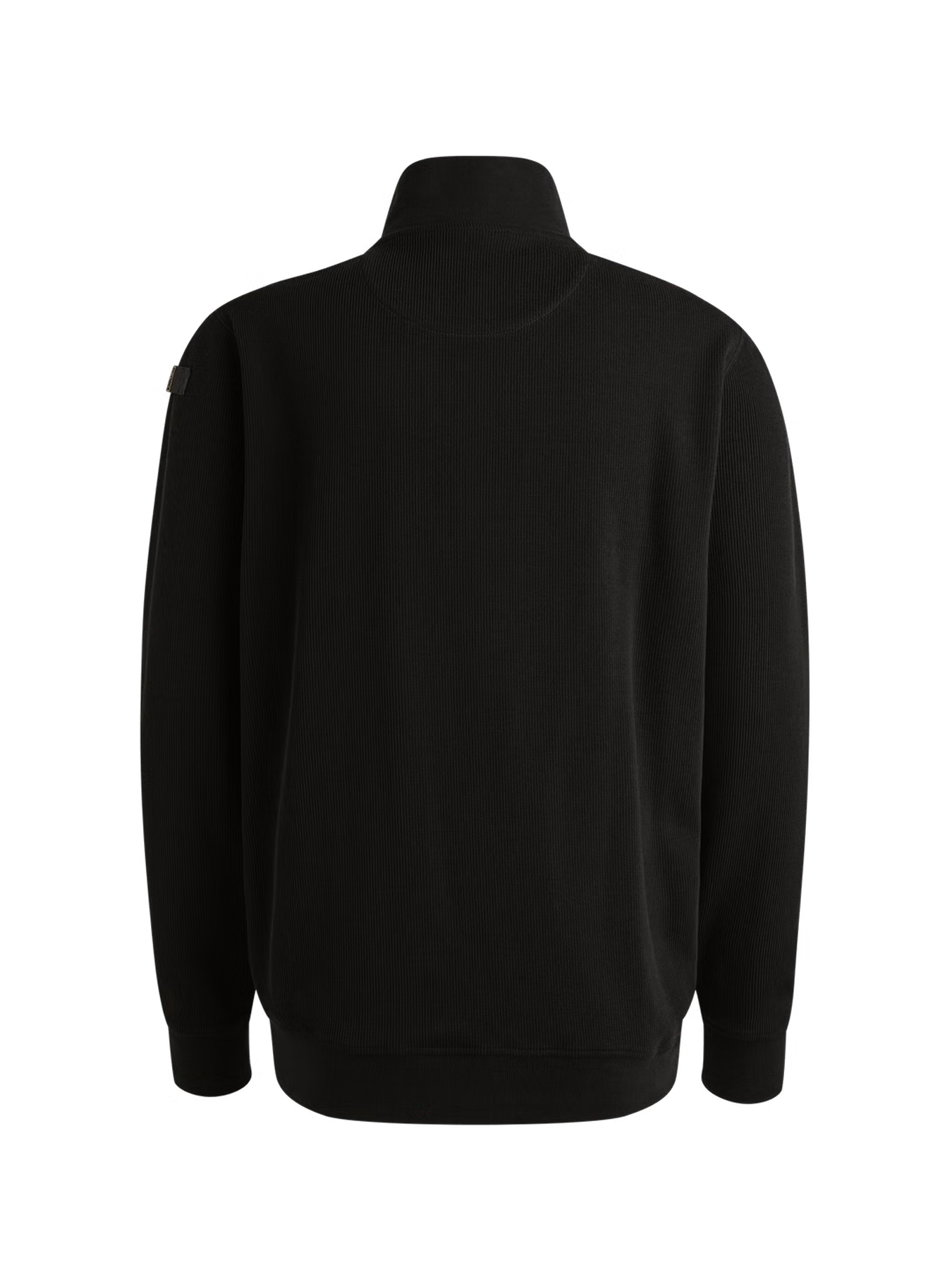 Pme Legend Half zip collar knit look jersey Black 2900154552029