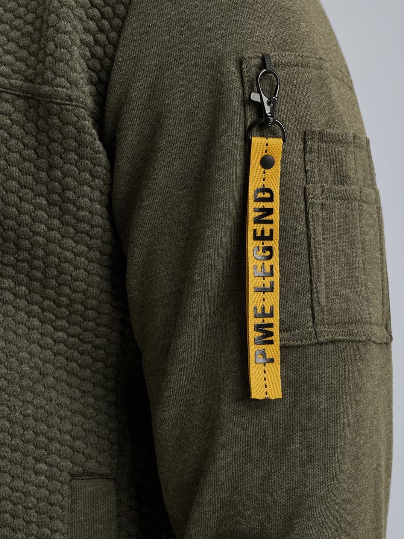 Pme Legend Zip jacket jacquard interlock swea Beluga 2900154555044