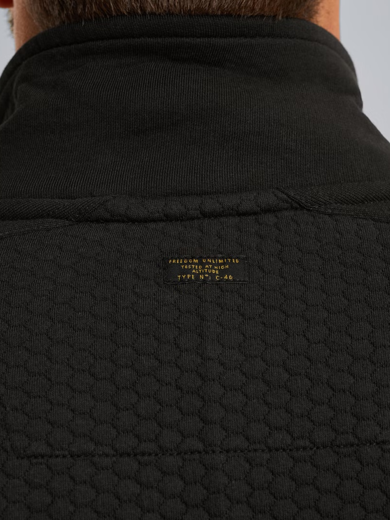 Pme Legend Zip jacket jacquard interlock swea Black 2900154556027