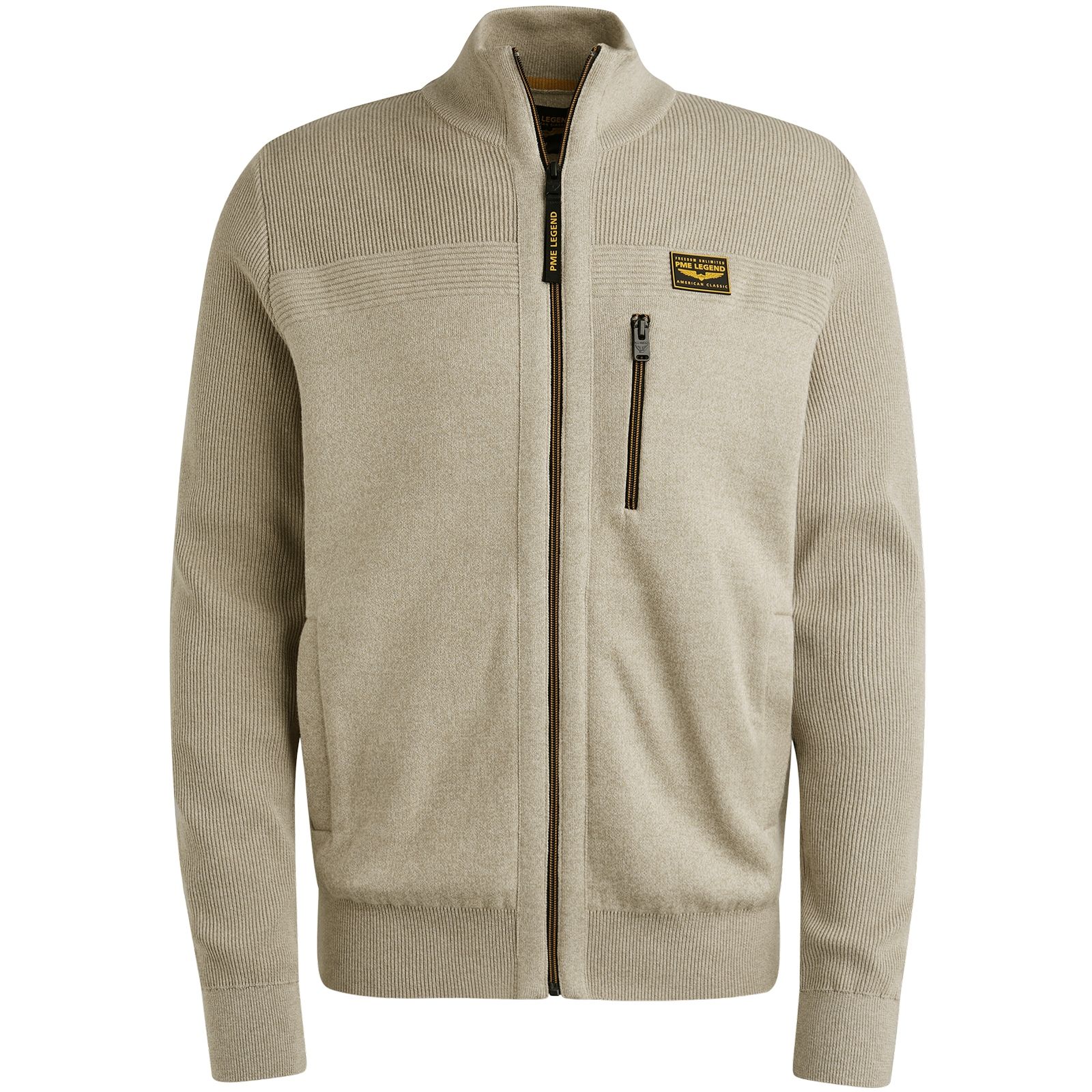 Pme Legend Zip jacket cotton double face Seneca Rock 00112249-8011