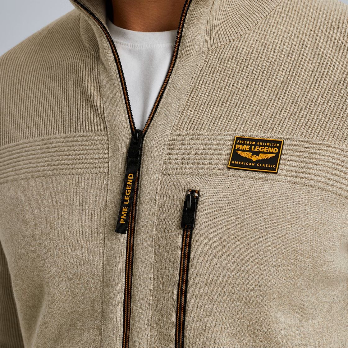 Pme Legend Zip jacket cotton double face Seneca Rock 2900154558052