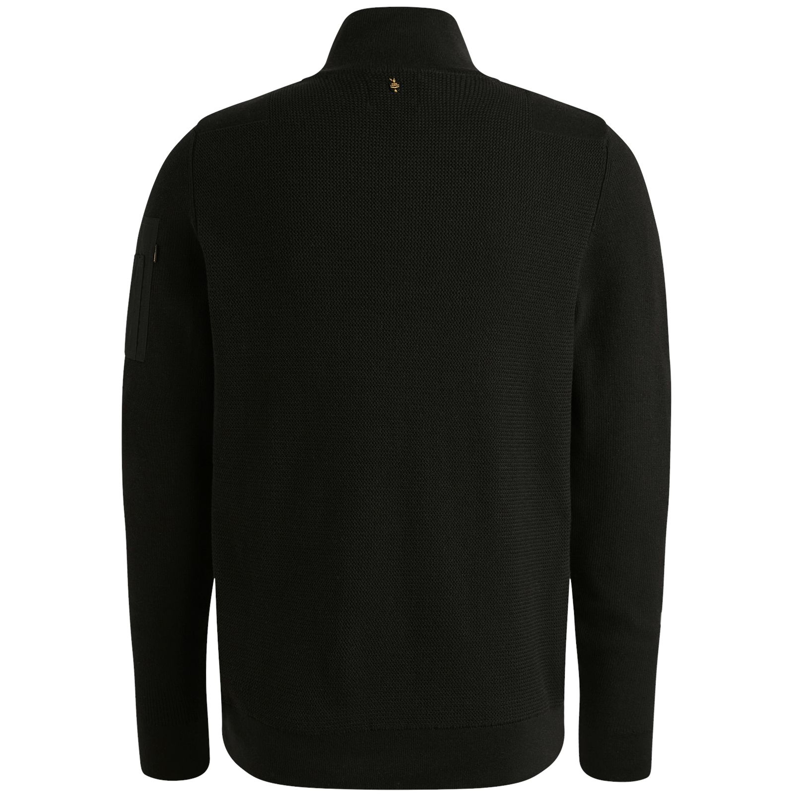 Pme Legend Half zip collar cotton knit Black 2900154564015