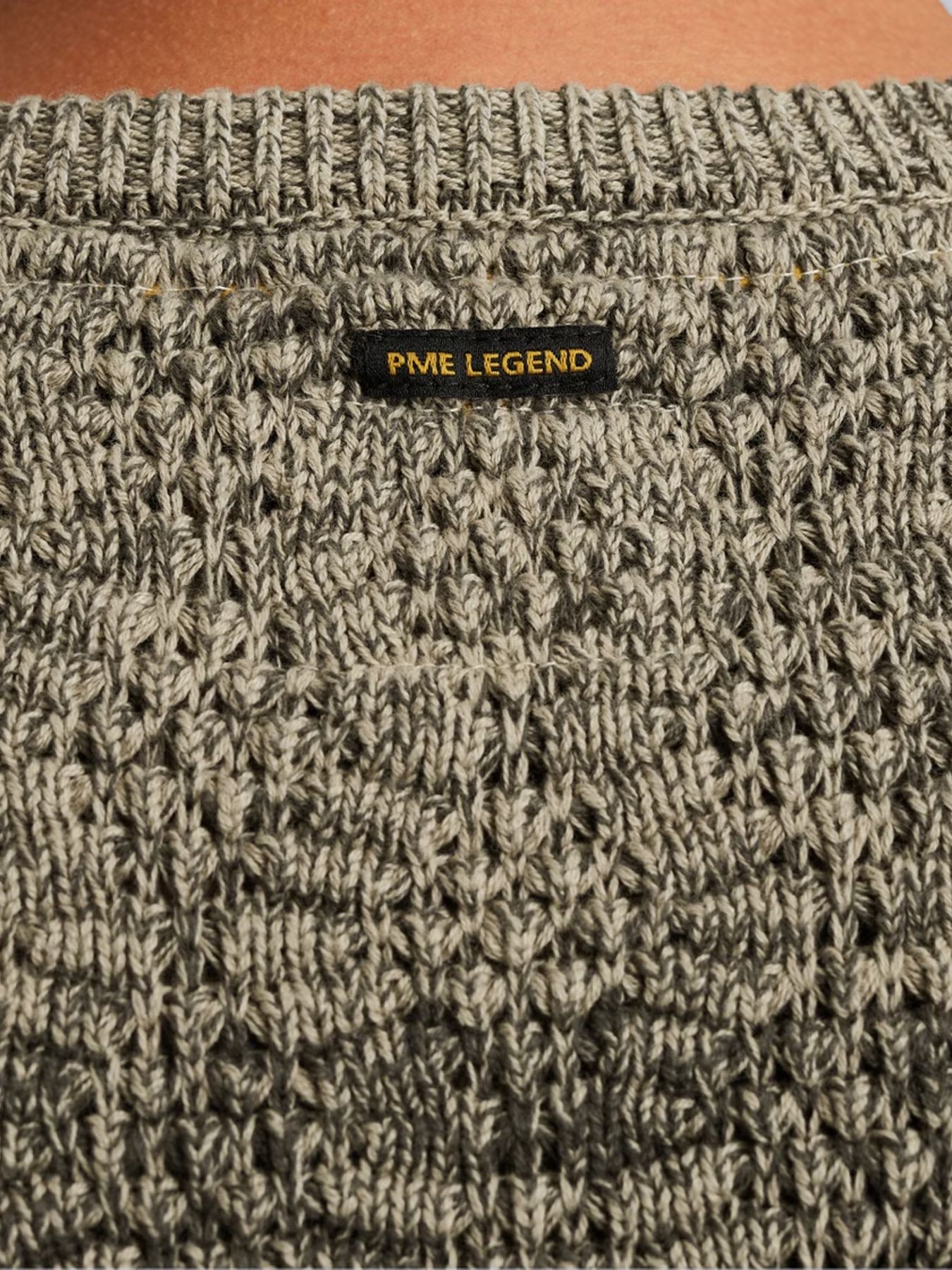 Pme Legend R-neck gradient knit Beluga 2900154566033