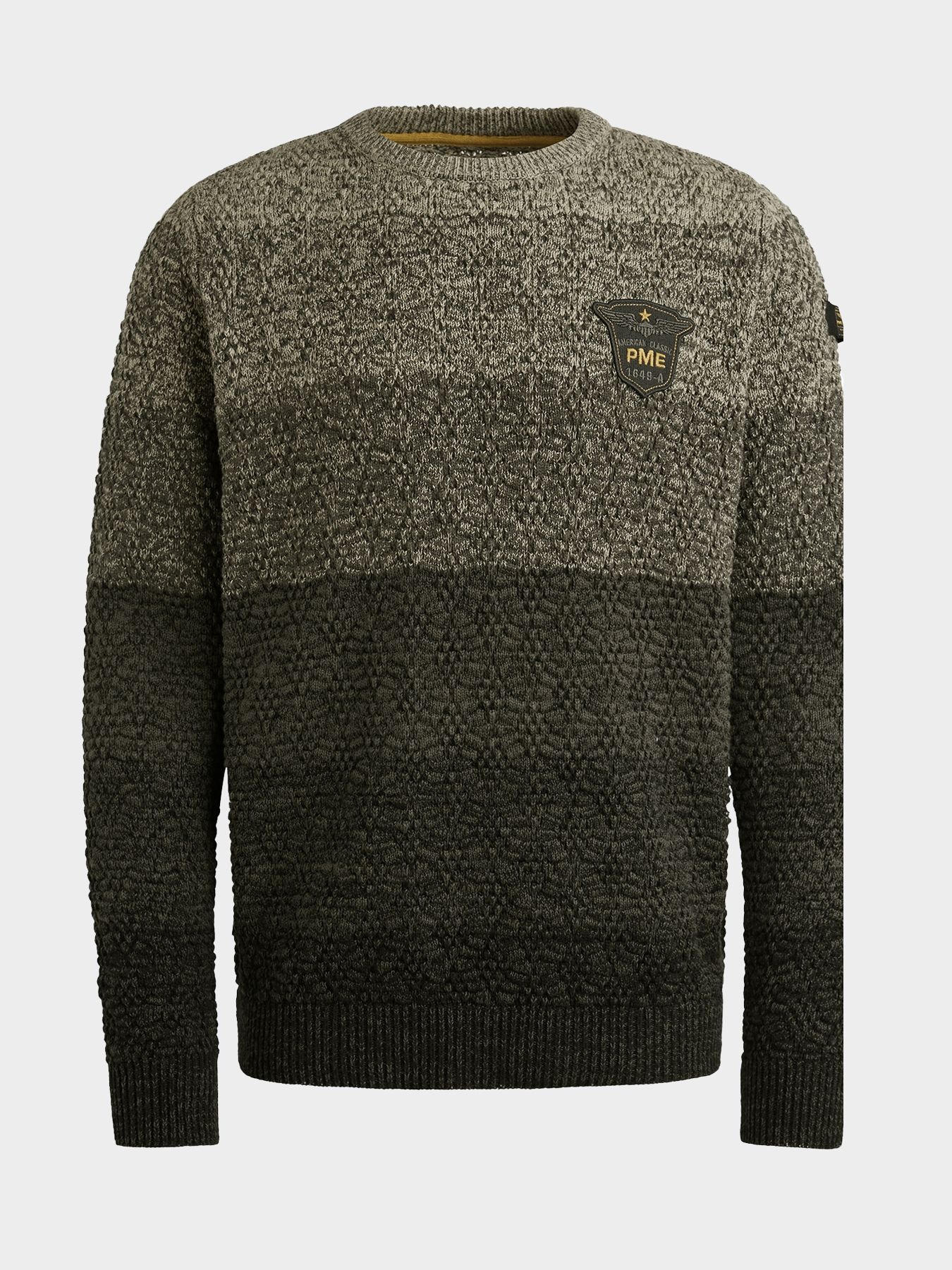 Pme Legend R-neck gradient knit Beluga 2900154566033