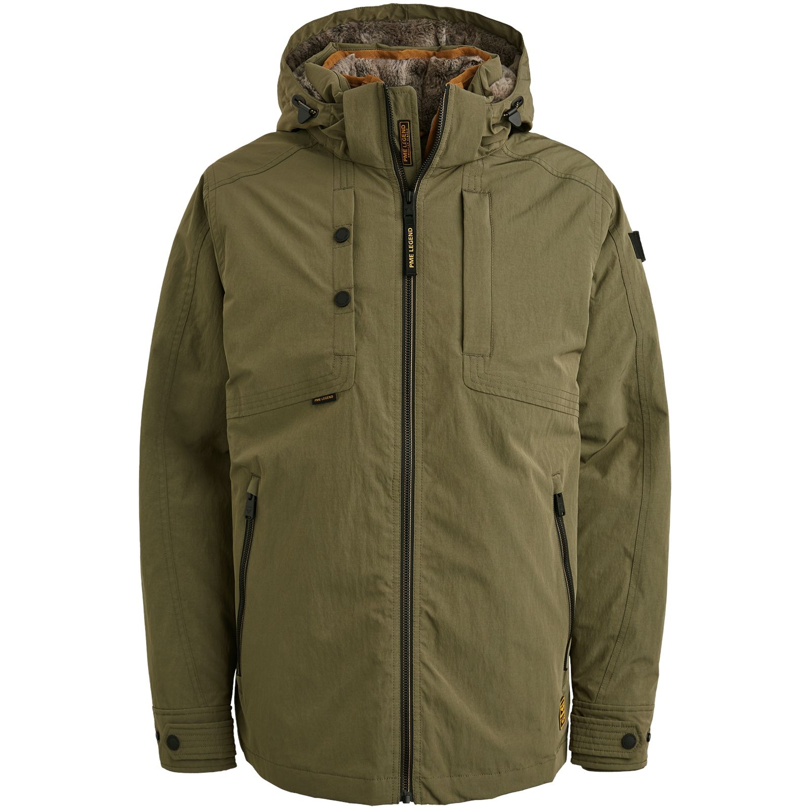 Pme Legend Semi long jacket SNOWPACK Micro ri Dusty Olive 00112260-6414