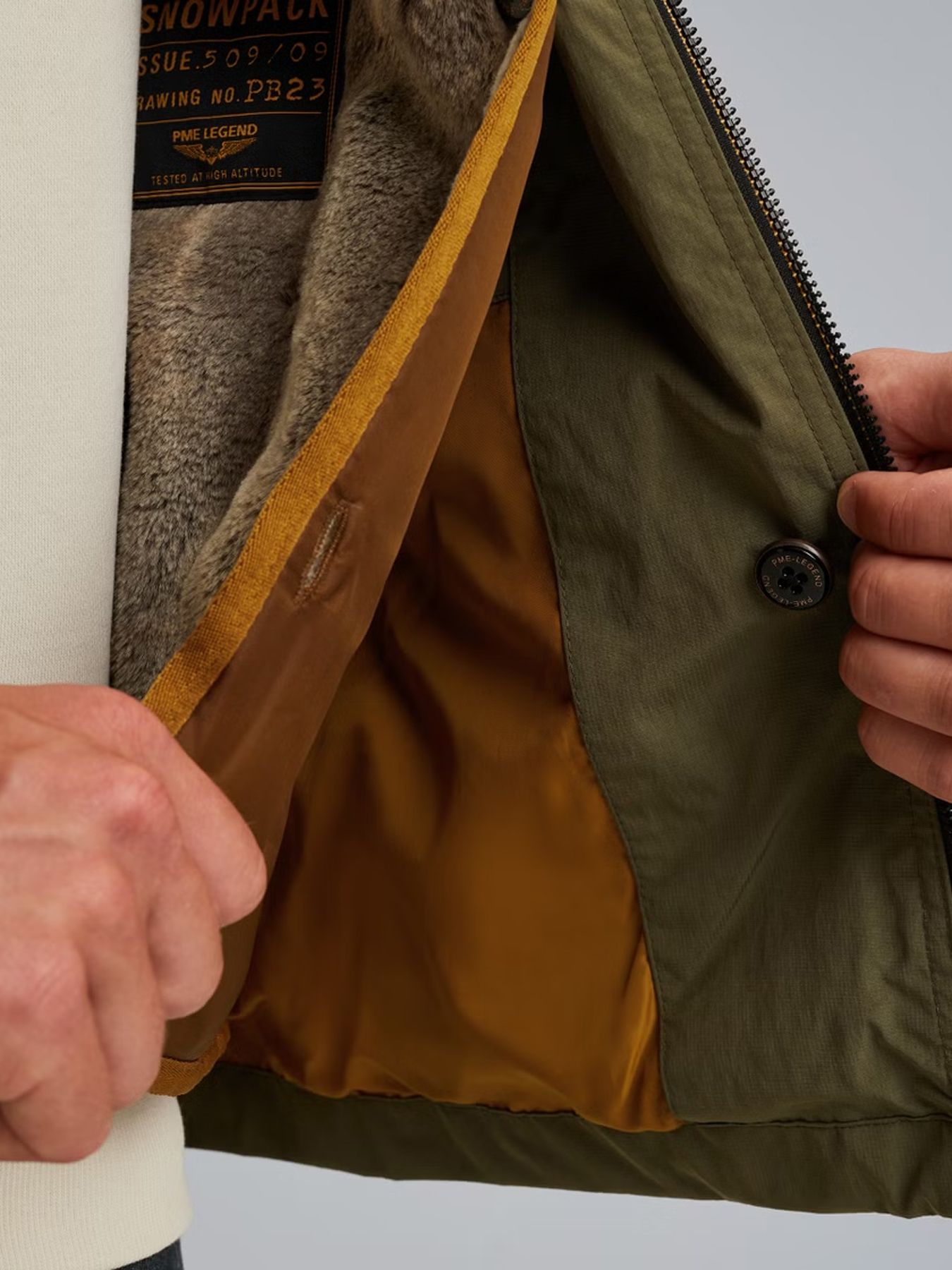 Pme Legend Semi long jacket SNOWPACK Micro ri Dusty Olive 2900161340039