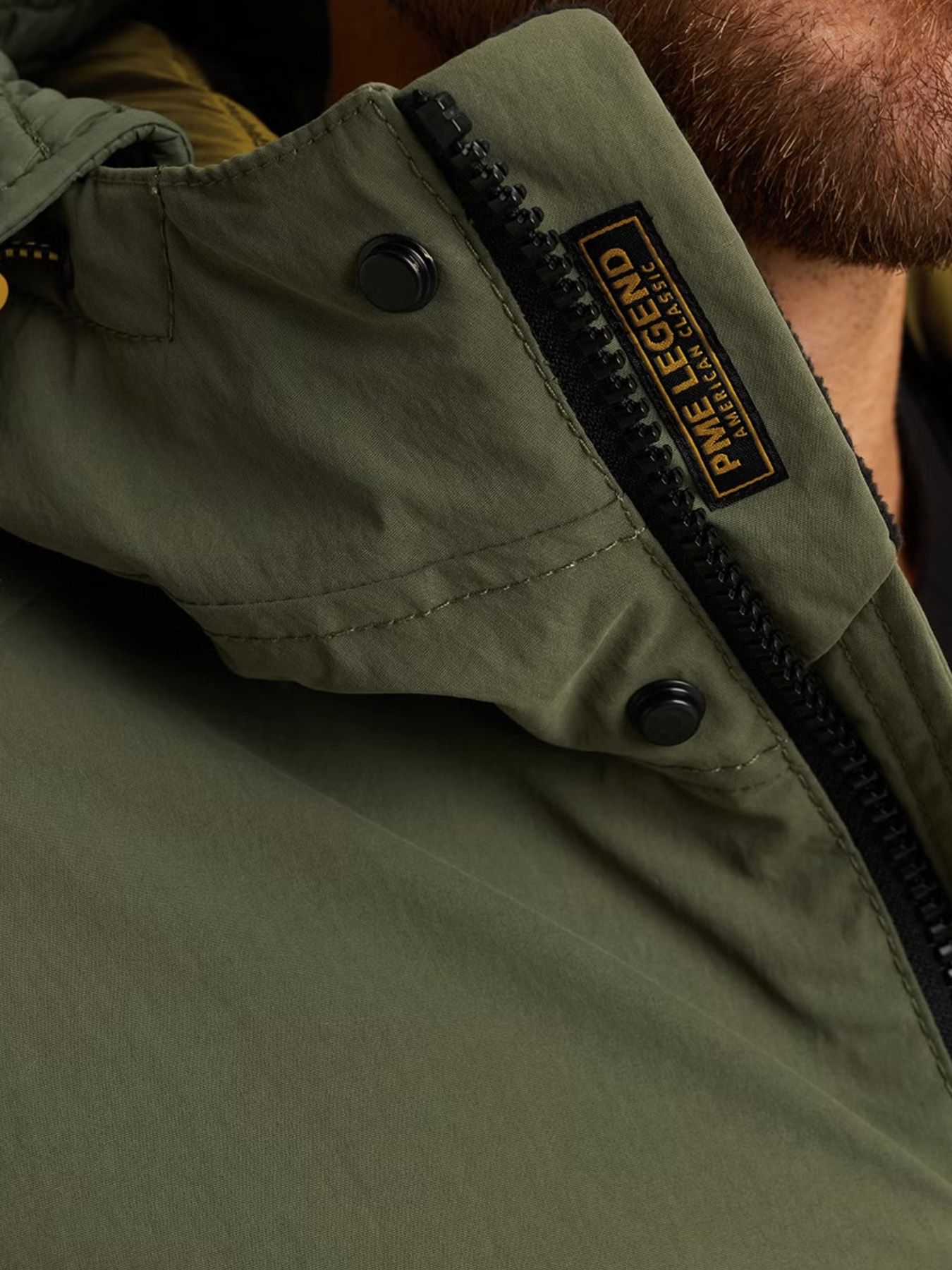Pme Legend Long jacket ICE PILOT Coated Crunc Dusty Olive 2900154577015