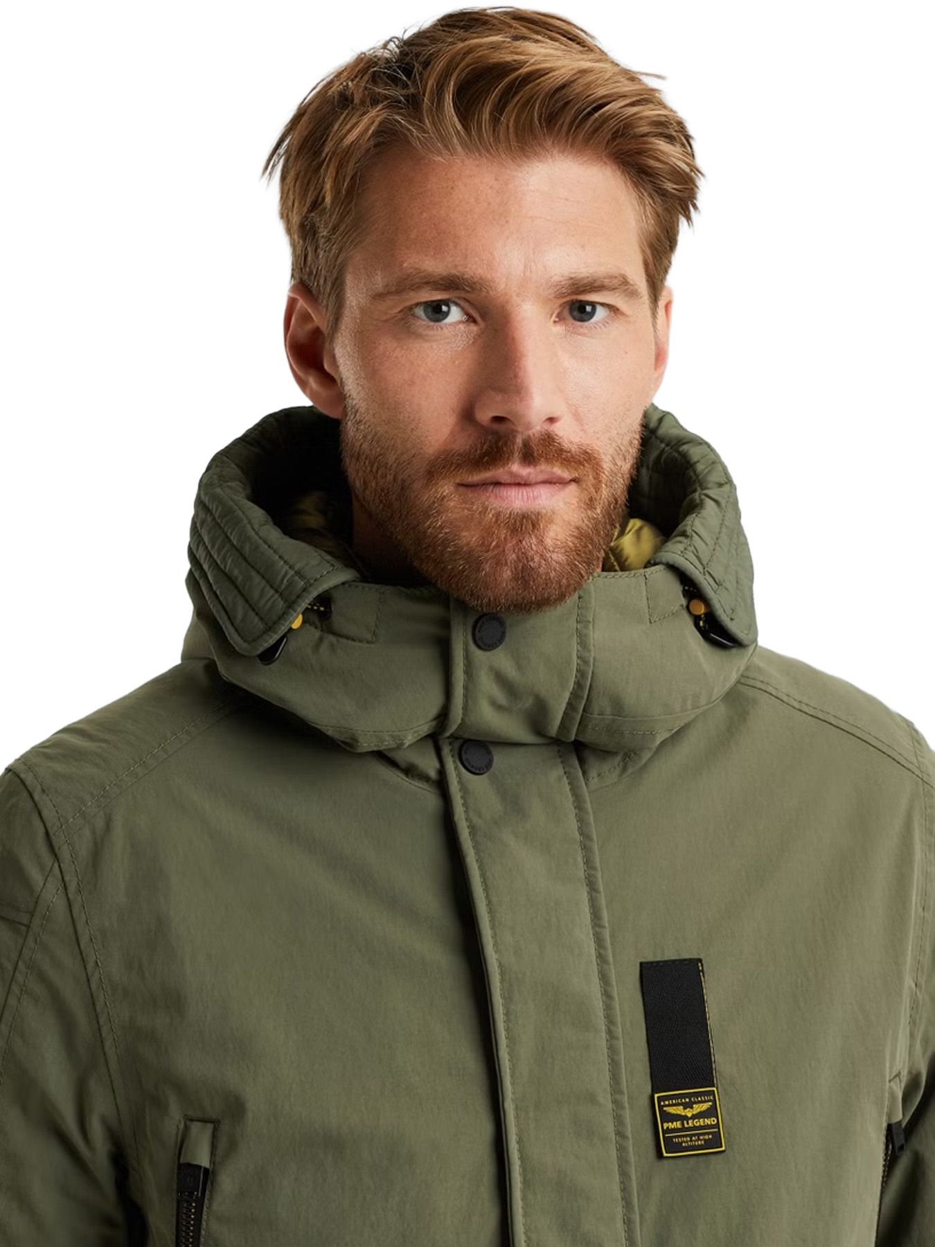 Pme Legend Long jacket ICE PILOT Coated Crunc Dusty Olive 2900154577015