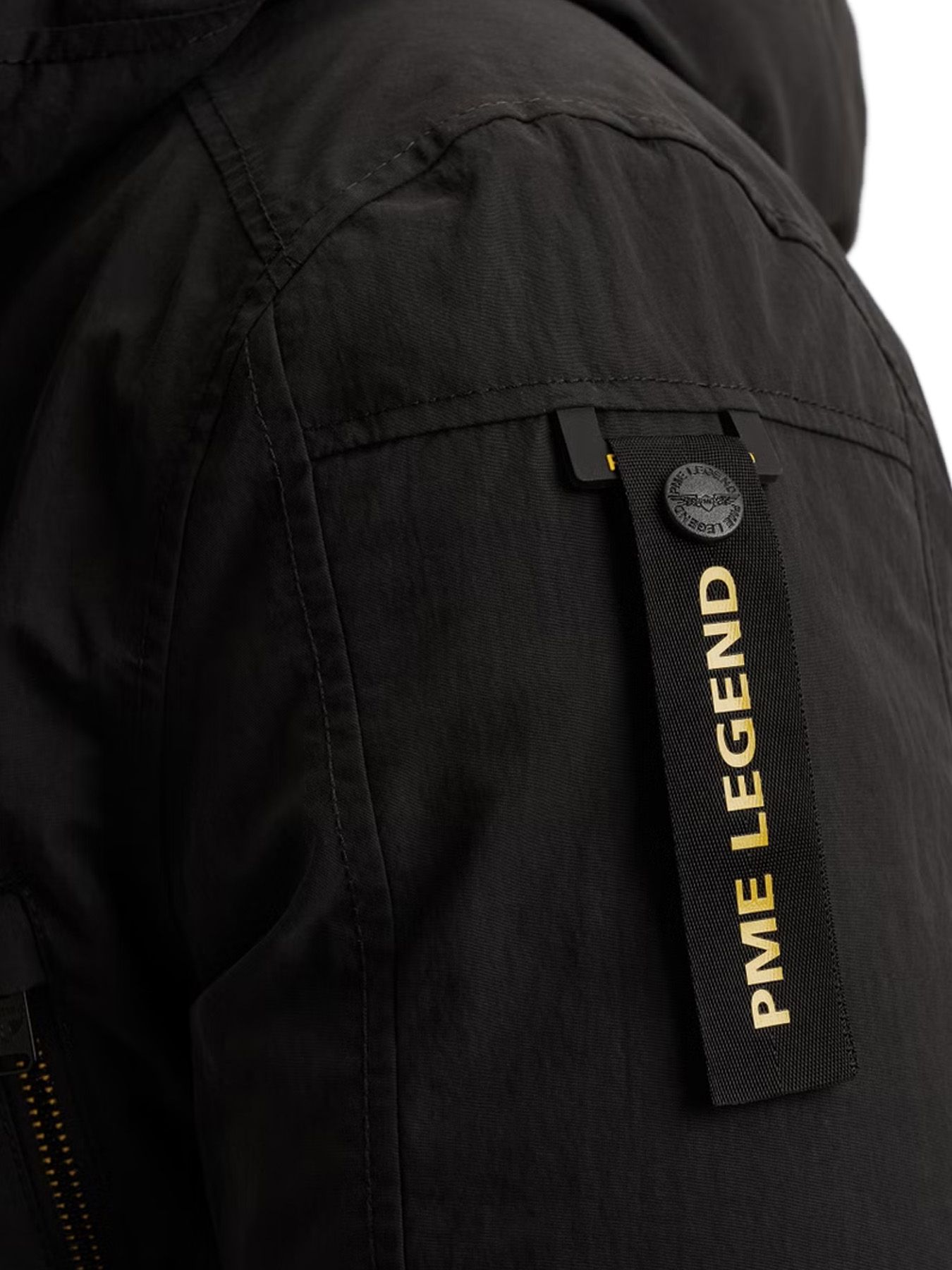 Pme Legend Long jacket ICE PILOT Coated Crunc Jet Black 2900154578050