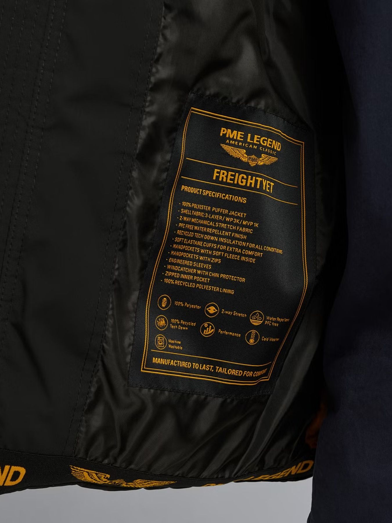 Pme Legend Short jacket FREIGHTYET Perfor Str Jet Black 2900154584020