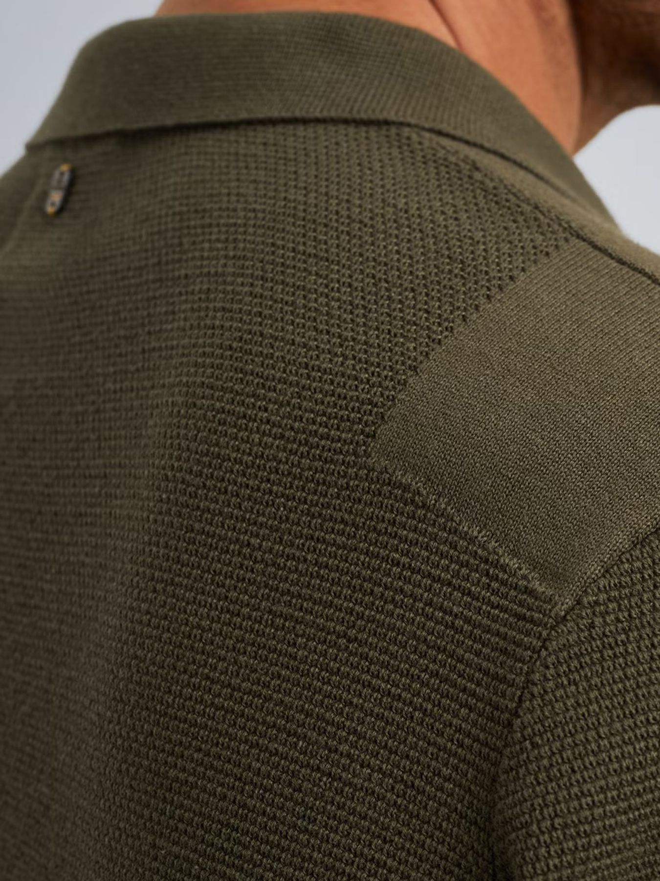 Pme Legend Long sleeve polo structure knit Stargazer 2900154591028