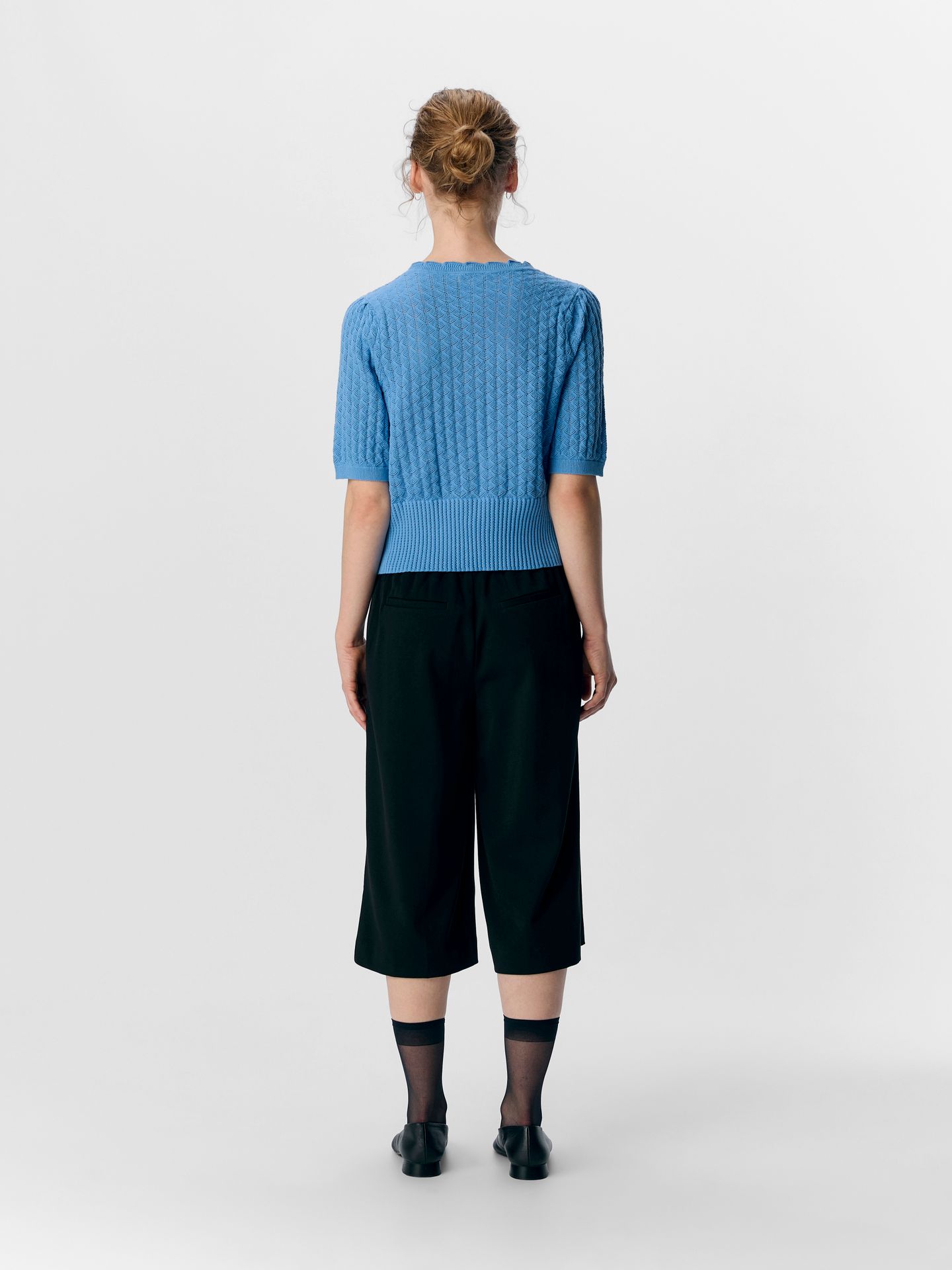 Object OBJNOEMI KNIT 2/4 RE CARDIGAN 138 Cornflower Blue 2900154638020