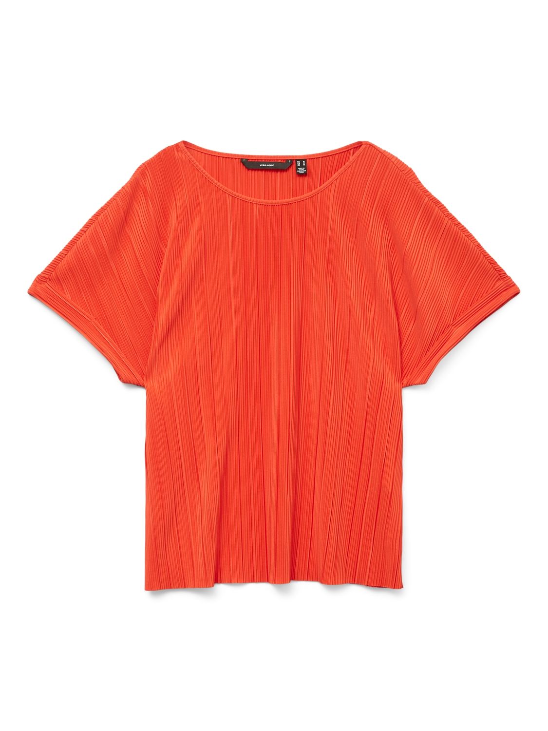 Vero Moda VMAURORA SS O-NECK T-SHIRT JRS GA Fiery Red 2900154643031