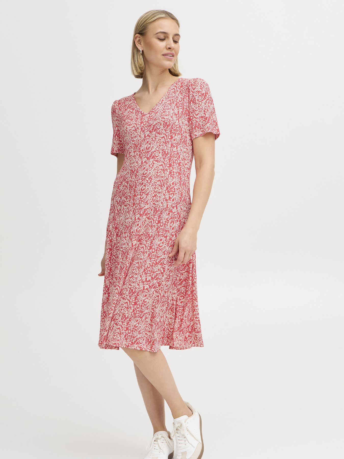 Fransa FRFEDOT 1 Dress Teaberry mix 2900154667037