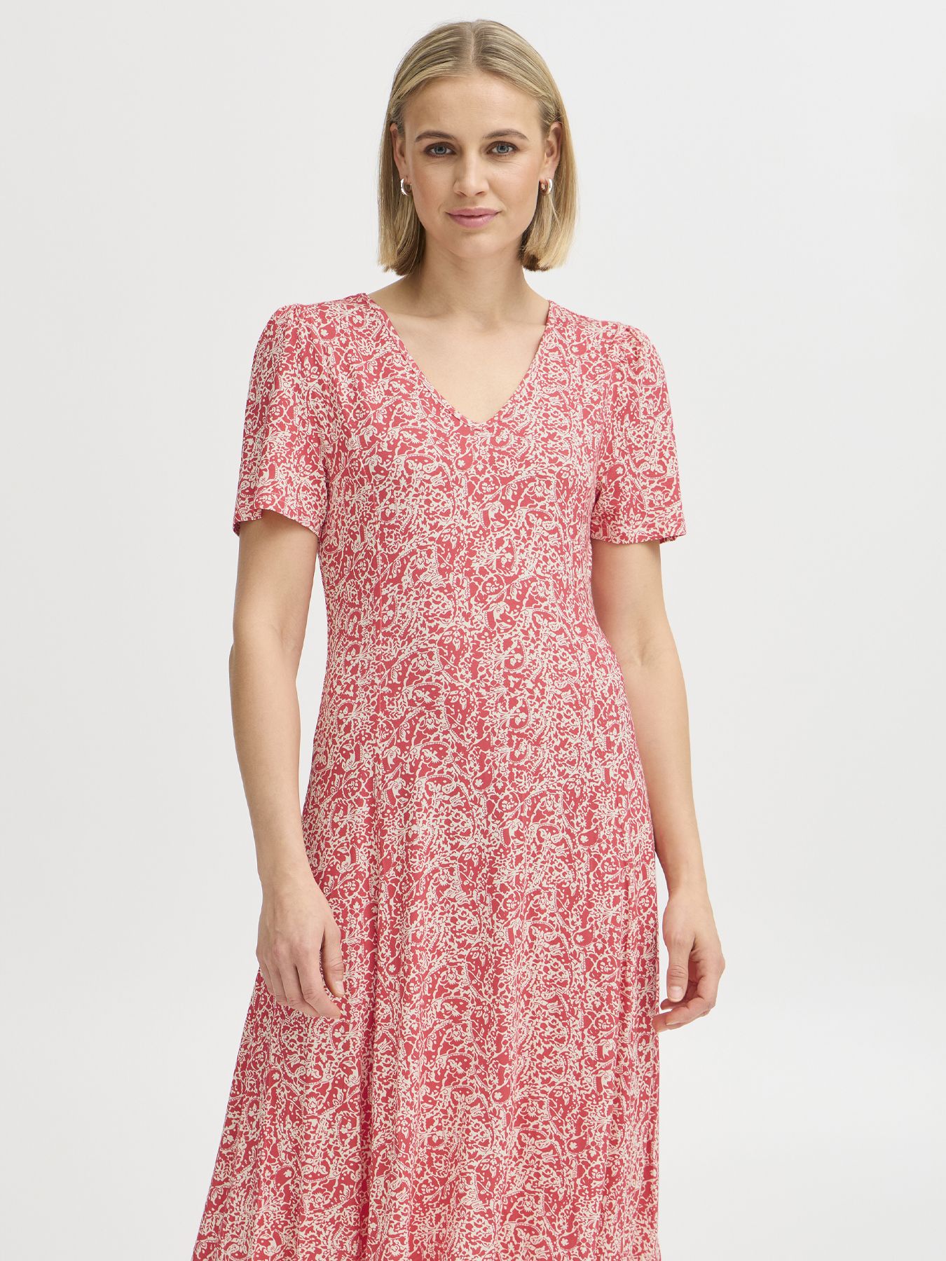 Fransa FRFEDOT 1 Dress Teaberry mix 2900154667037