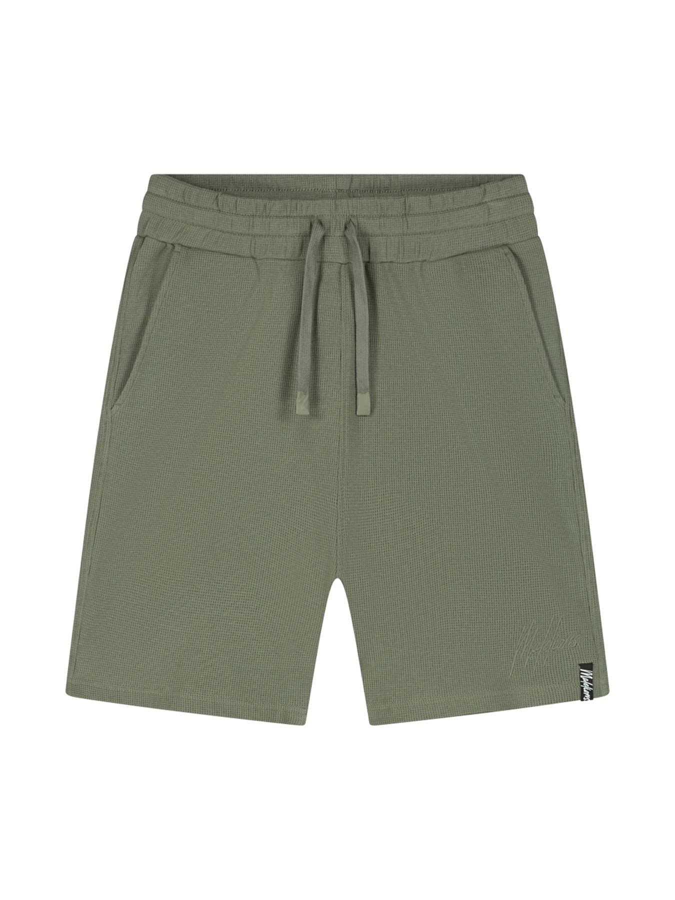 Malelions Men signature waffle short 955 Musk Green 00112311-955