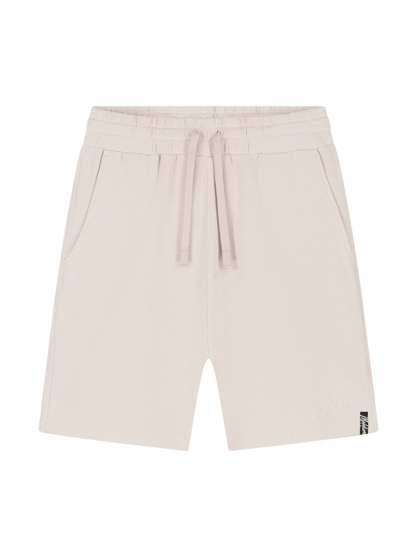 Malelions Men signature waffle short Beige 00112311-A3