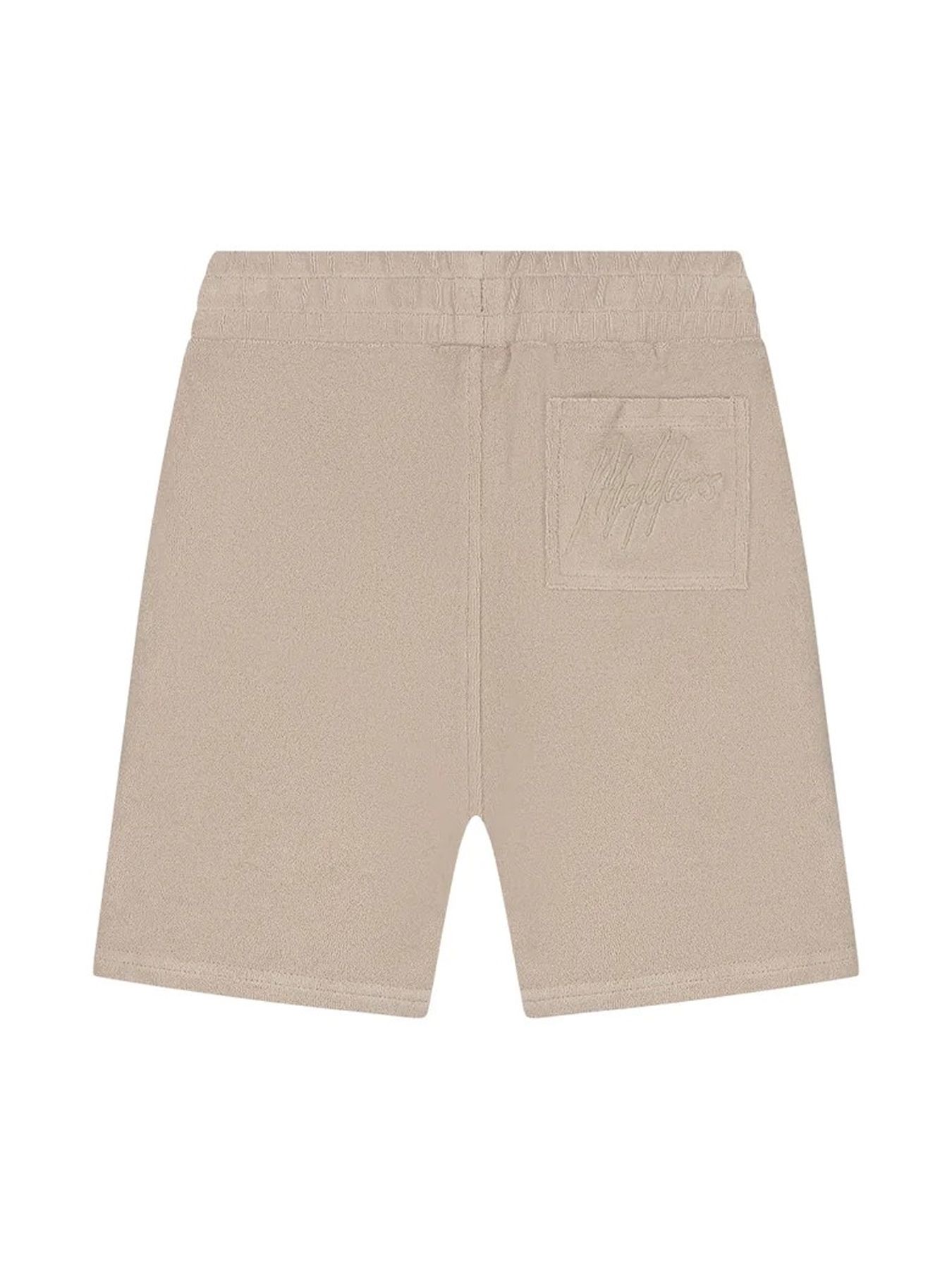 Malelions Junior signature toweling shorts Taupe 2900154688018