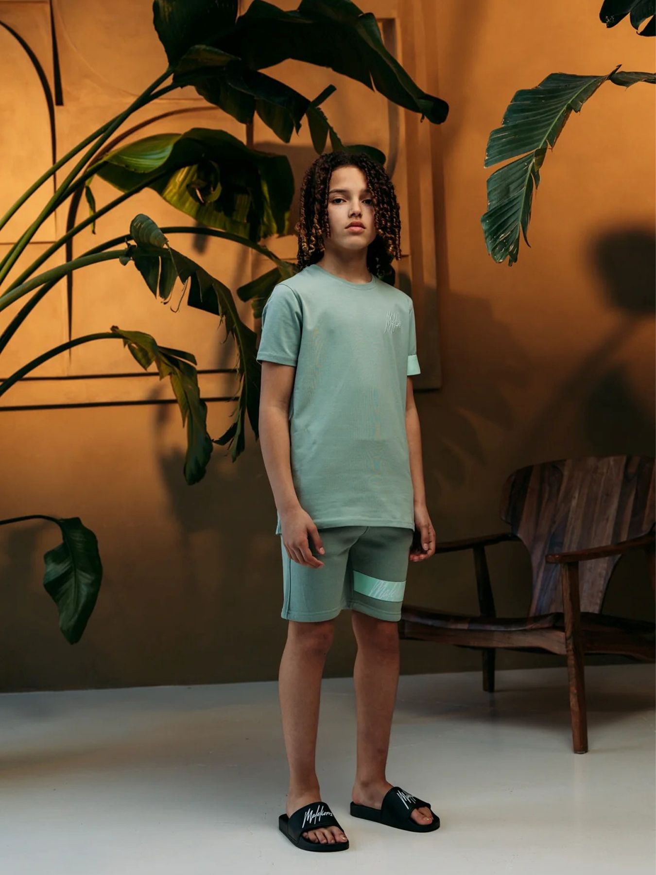 Malelions Junior captain shorts 436 Agave Green 2900154694019