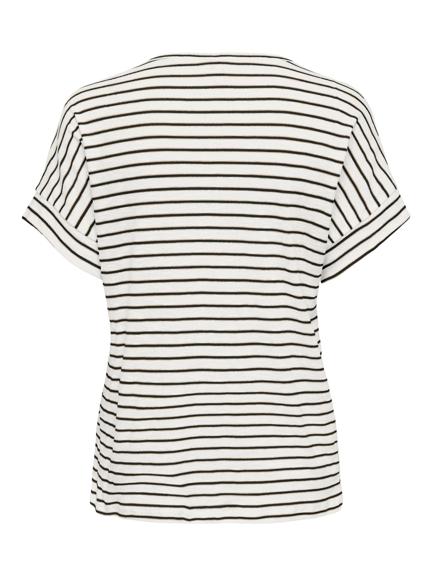 Only ONLIBEN S/S MOSTER V-NECK GLITTER T Cloud Dancer/Pomegranate 2900154696013