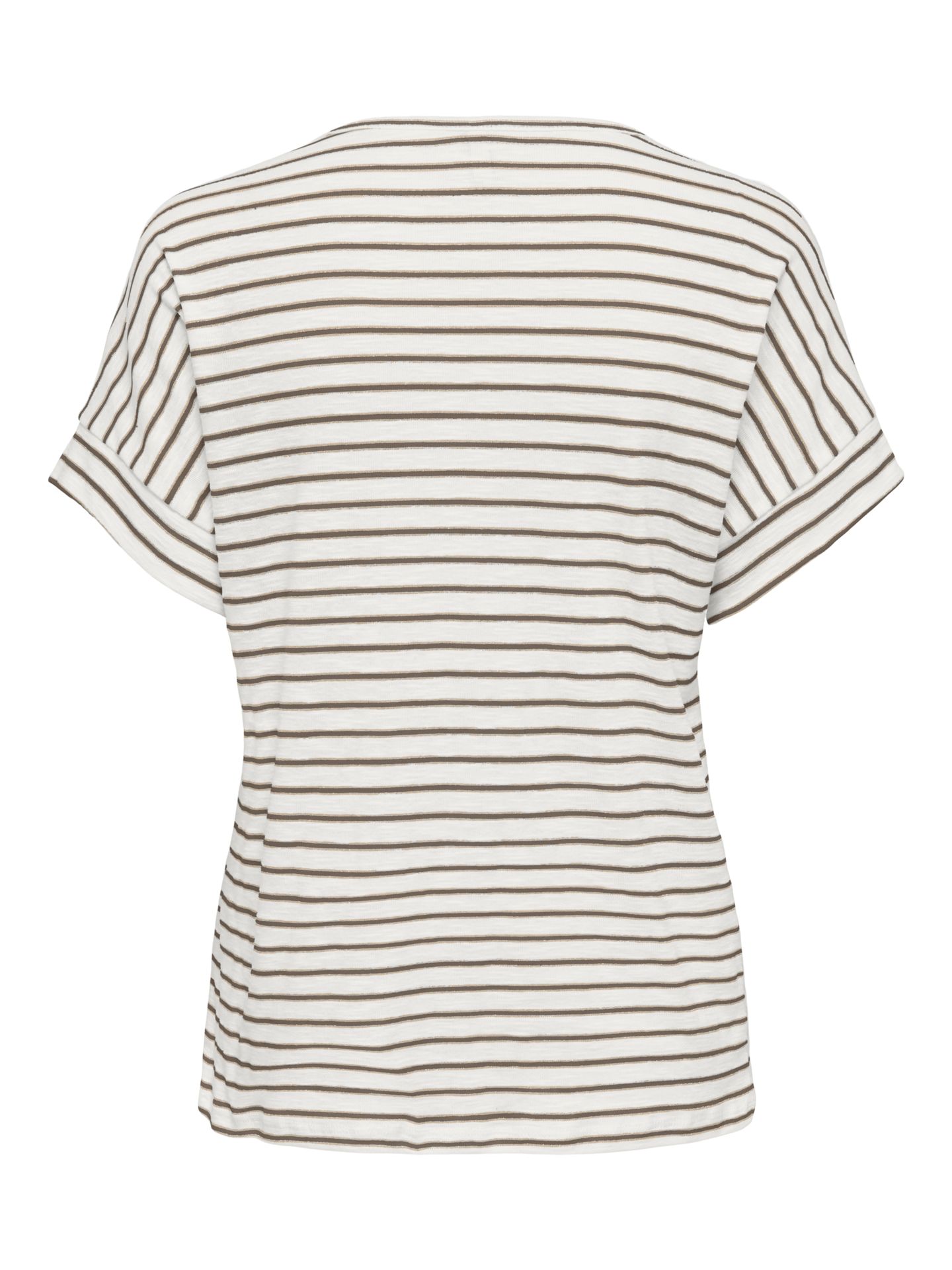 Only ONLIBEN S/S MOSTER V-NECK GLITTER T Cloud Dancer/Ponderose 2900154695016