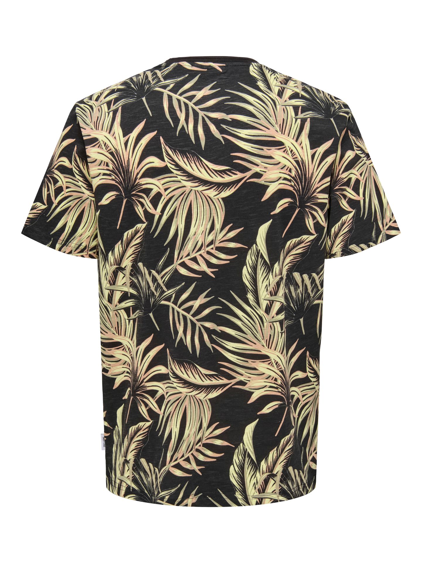Only & Sons ONSKASH REG LEAF AOP SS TEE Black/LEAF 00112323-EKA26011400000720