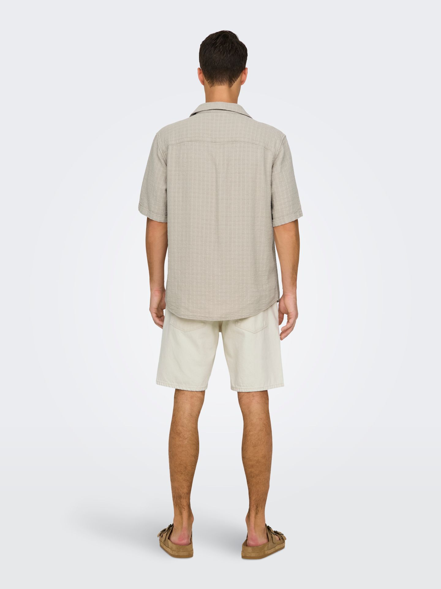 Only & Sons ONSLATHAM REG RESORT LIN STRUC 0257 Silver Lining 2900154717015