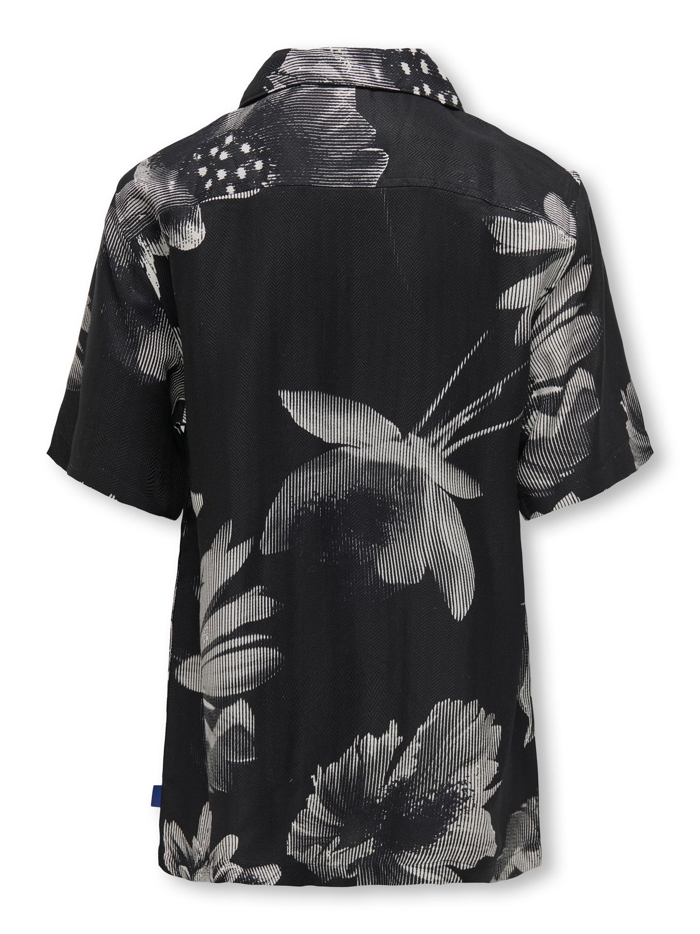 Only & Sons OSJROCKET REG SS RESORT AOP SHIRT W Jet Black/Egret 2900154725065