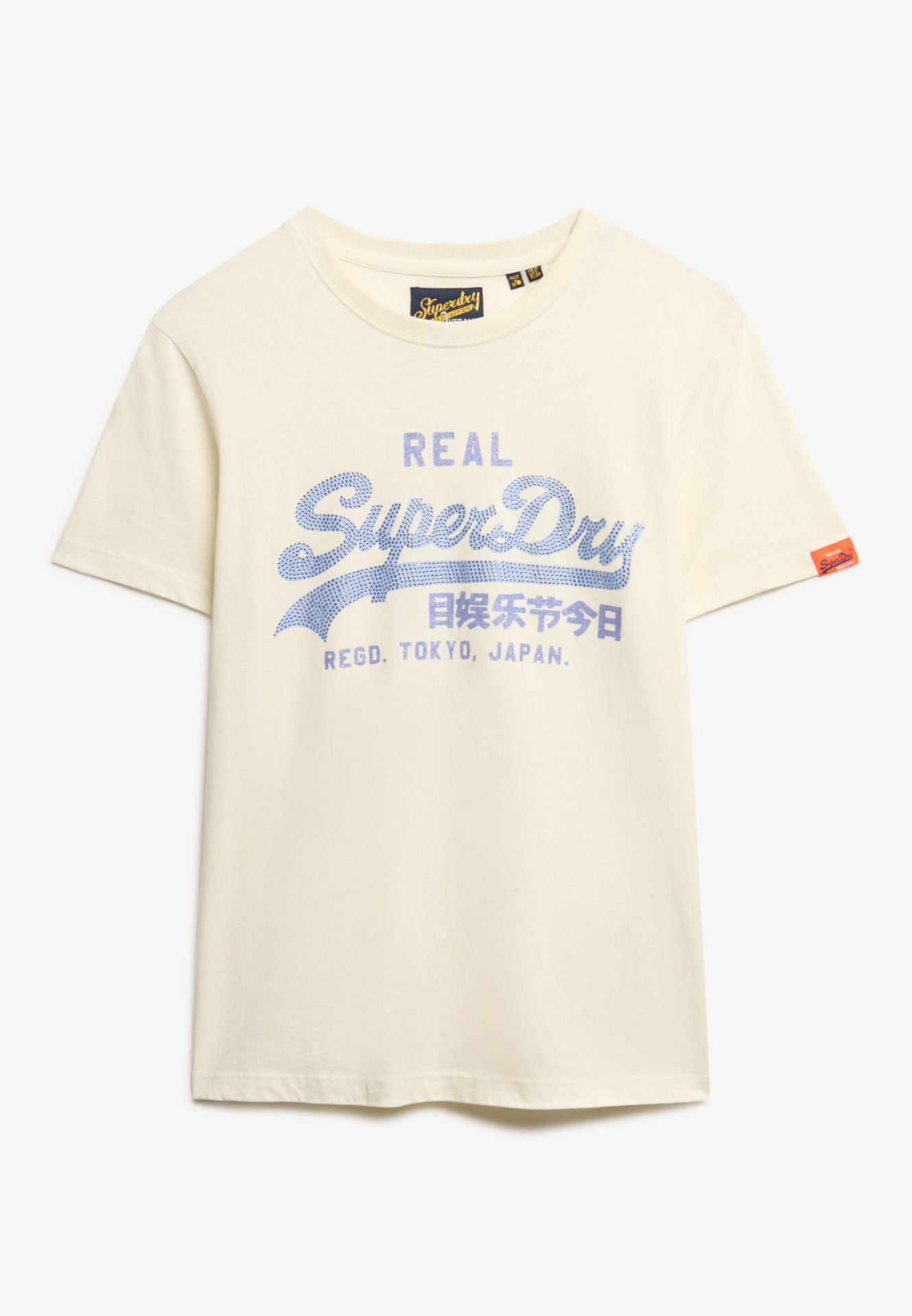 Superdry Vl Rhinestone slim tee Dusty 2900154730069