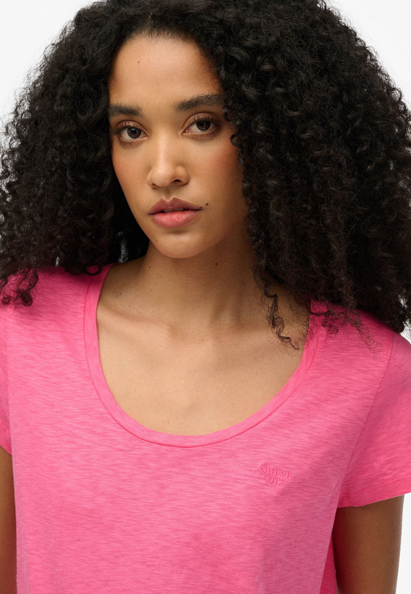 Superdry Scoop neck tee Azalea 2900154733060