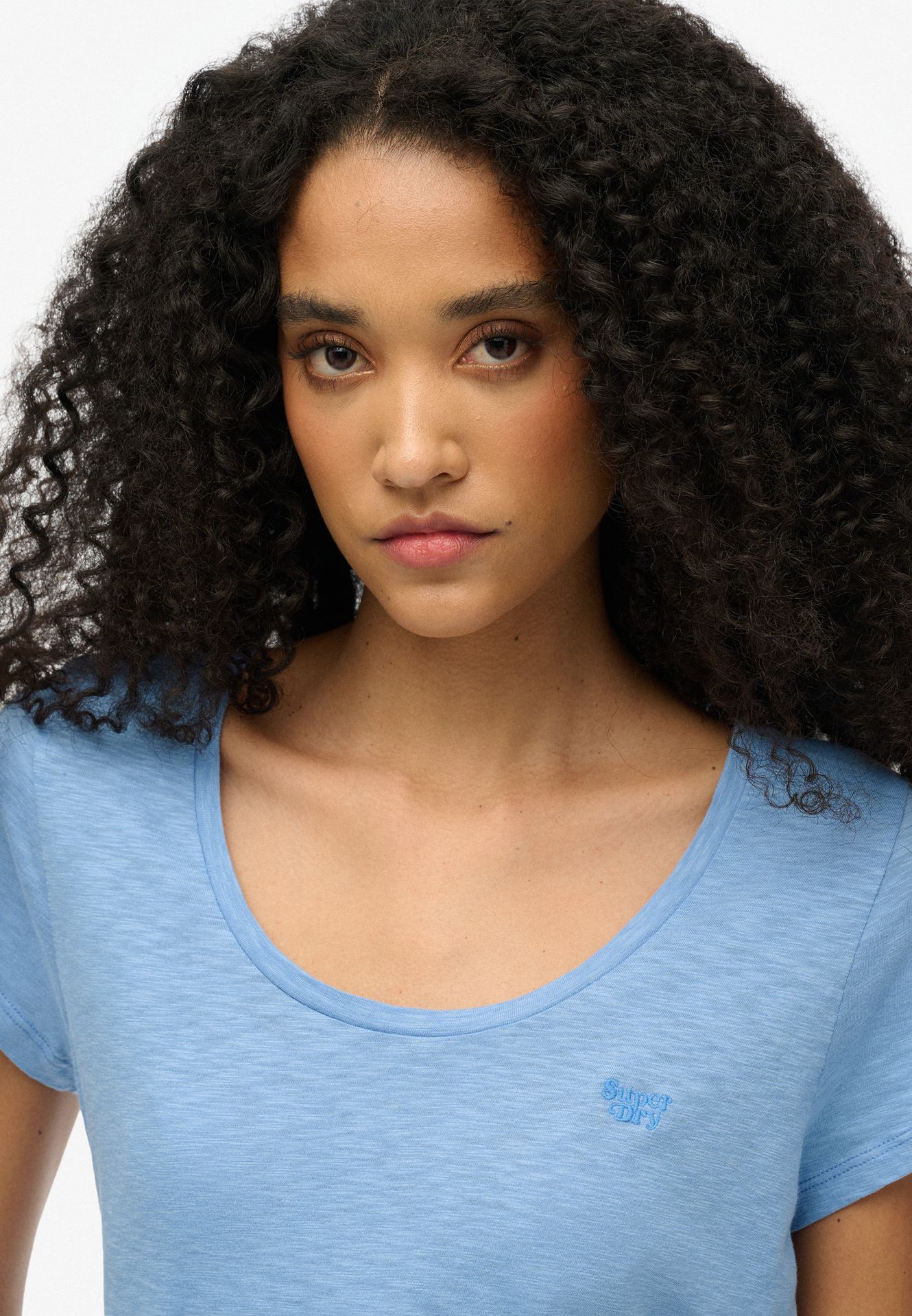 Superdry Scoop neck tee Blue bell 2900154734074