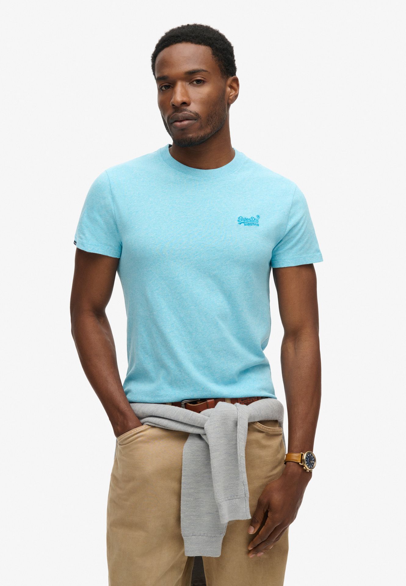 Superdry Essential logo emb tee Turquoise 2900154759046