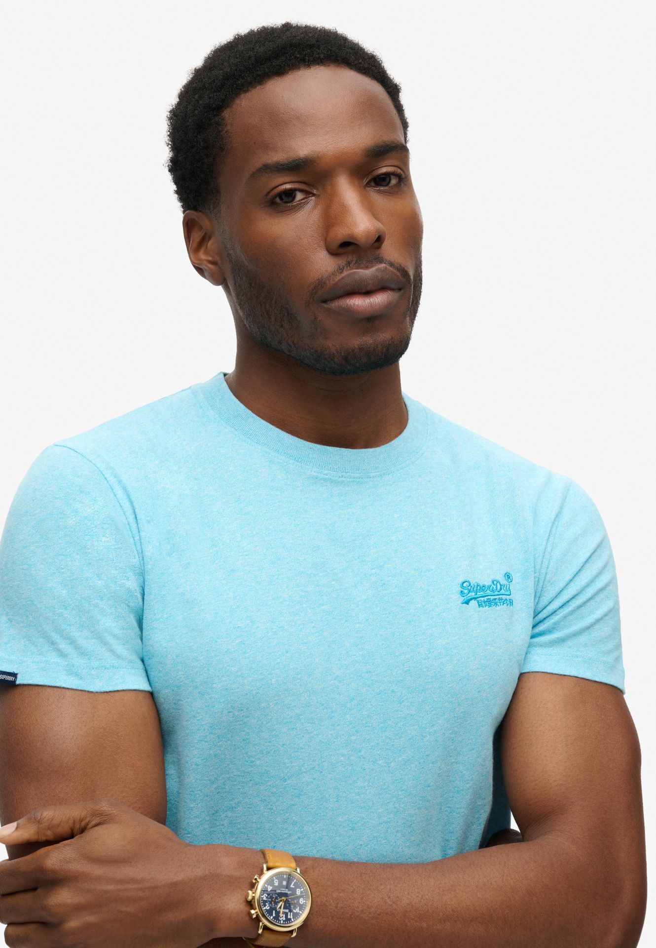 Superdry Essential logo emb tee Turquoise 2900154759091 Superdry Essential logo emb tee Turquoise 2900154759091