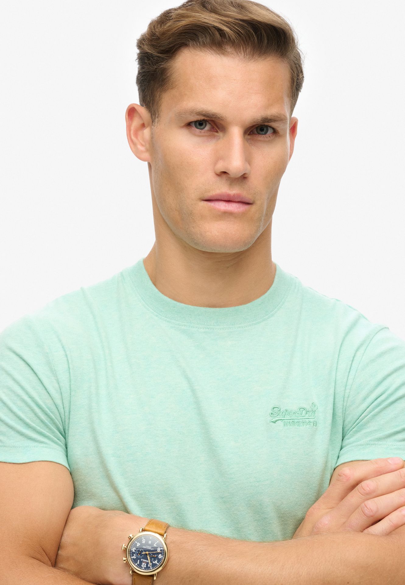 Superdry Essential logo emb tee Light mint green 2900154741089 Superdry Essential logo emb tee Light mint green 2900154741089