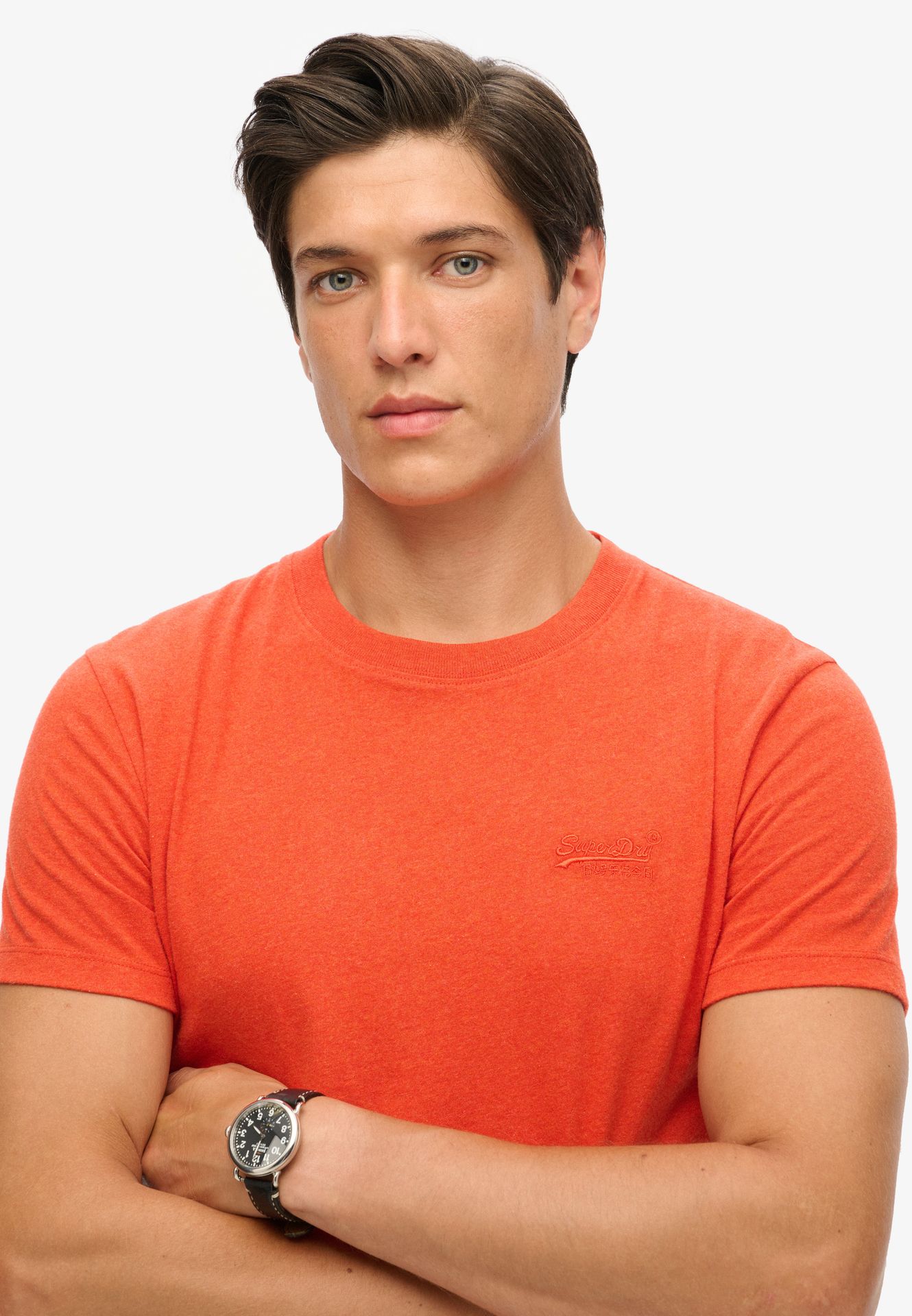 Superdry Essential logo emb tee Bright Orange 2900155934084