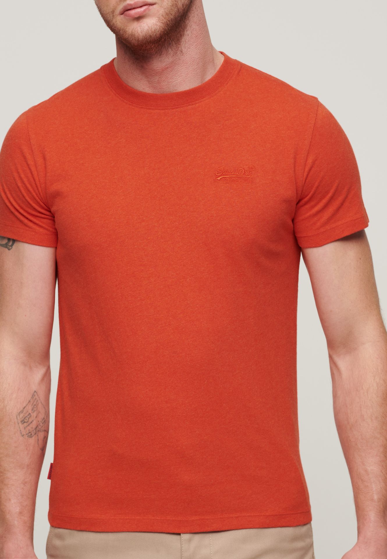 Superdry Essential logo emb tee Bright Orange 2900155934084