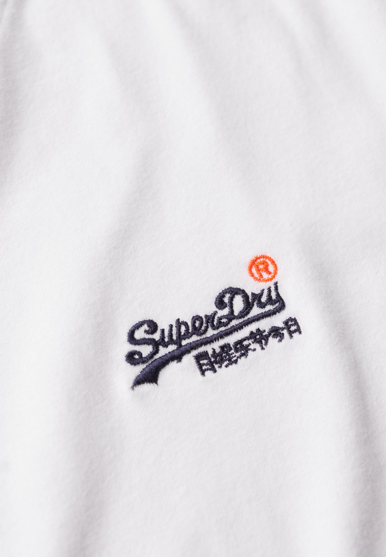 Superdry Essential contrast emb tee White 2900154744080 Superdry Essential contrast emb tee White 2900154744080