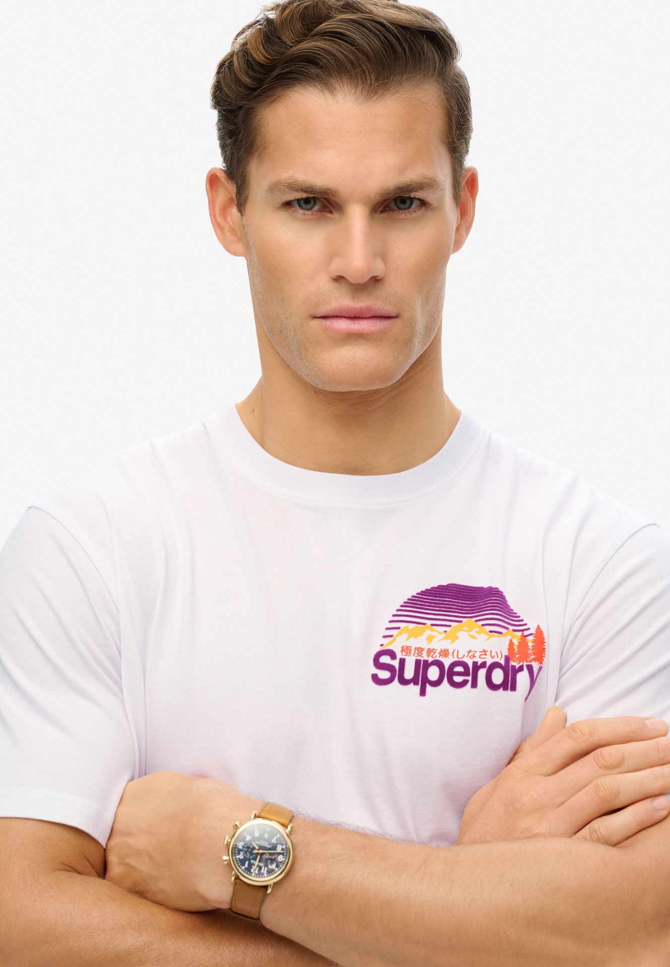 Superdry Cl Great outdoors chest tee 01c Optic 2900154756076 Superdry Cl Great outdoors chest tee 01c Optic 2900154756076