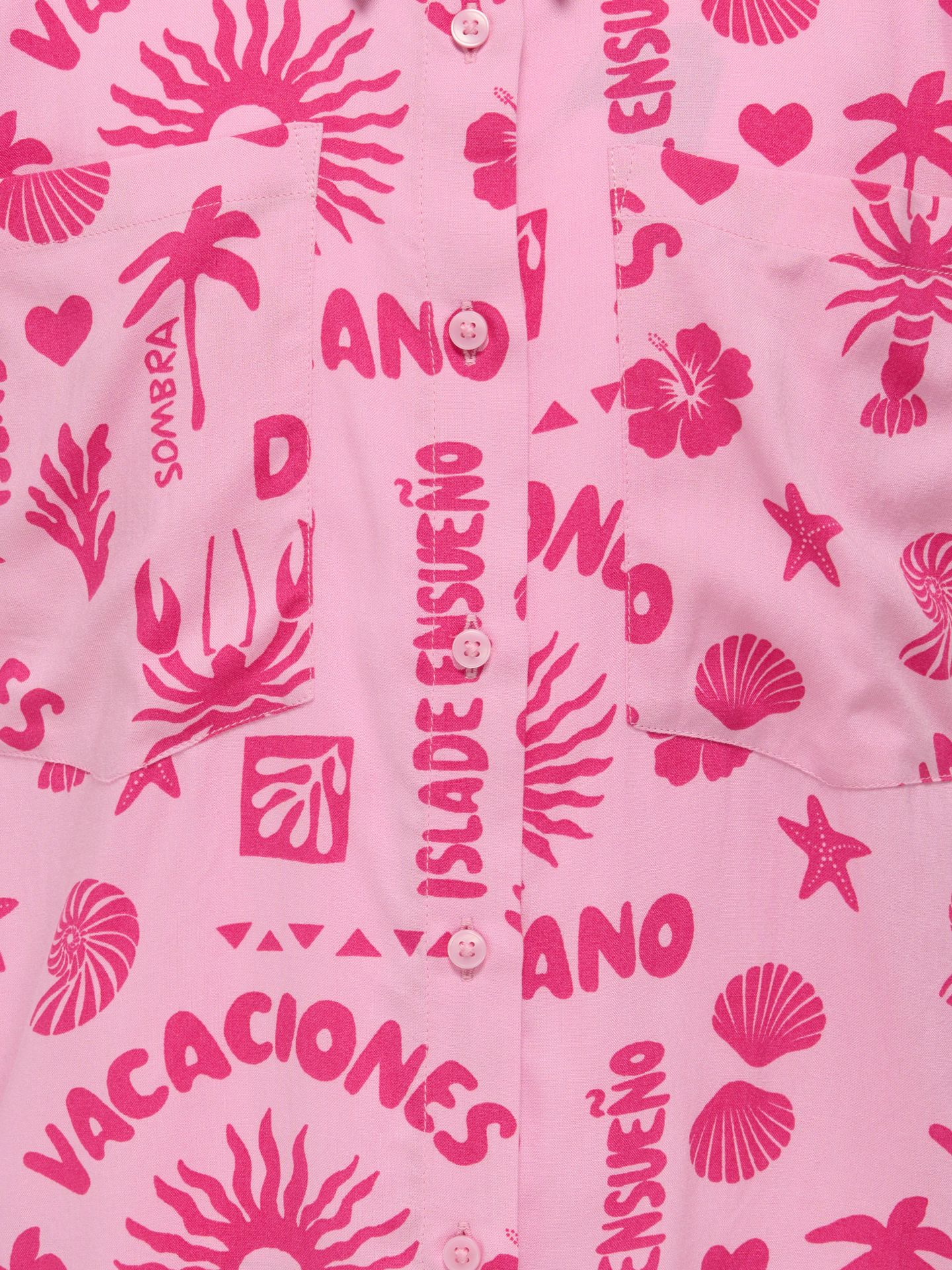 Only KOGZALINA LIFE S/S SHIRT CS PTM Bonbon/Fuchsia Purple 2900154767041