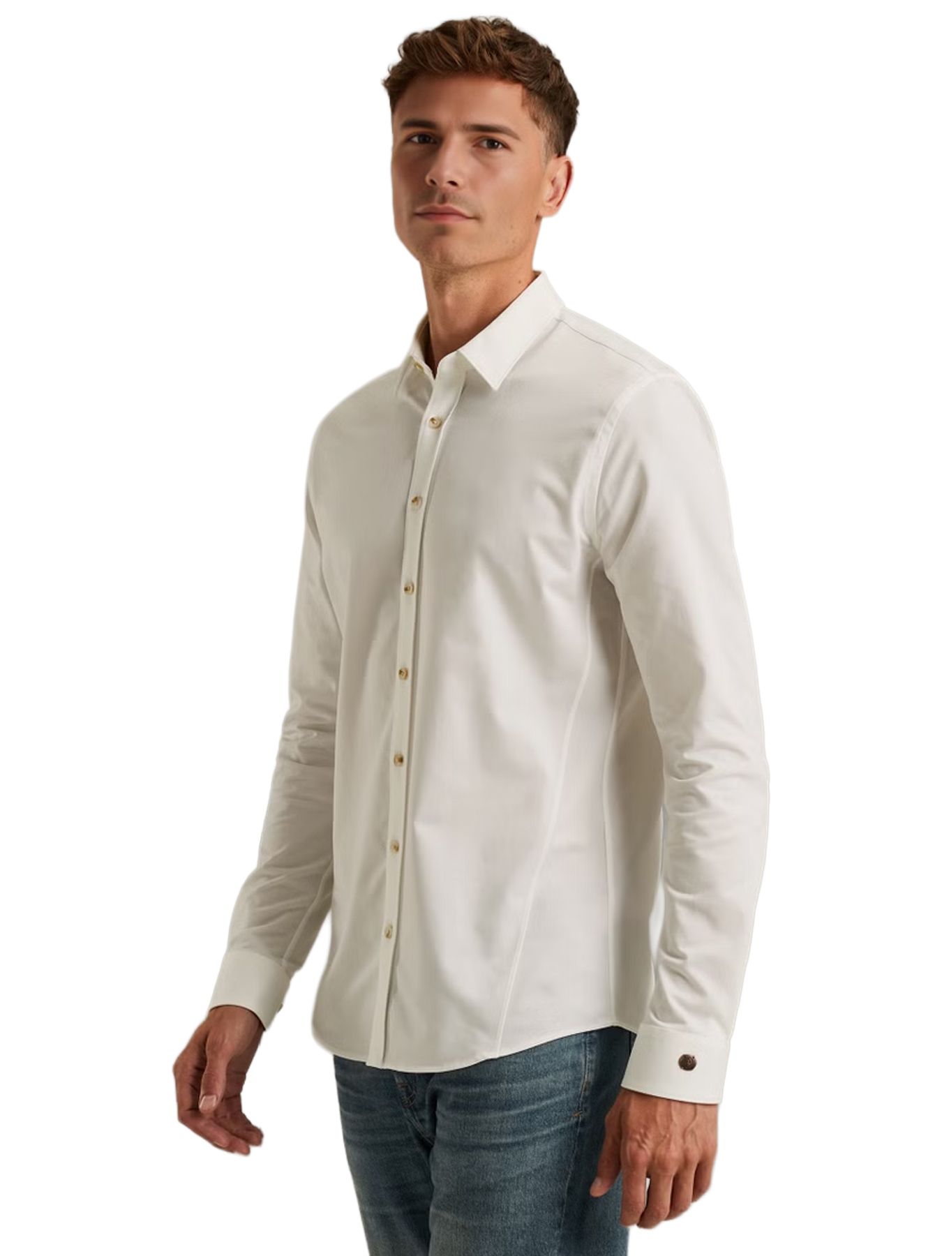 Cast Iron LONG SLEEVE SHIRT Twill Jersey 2 t Snow White 2900154770010