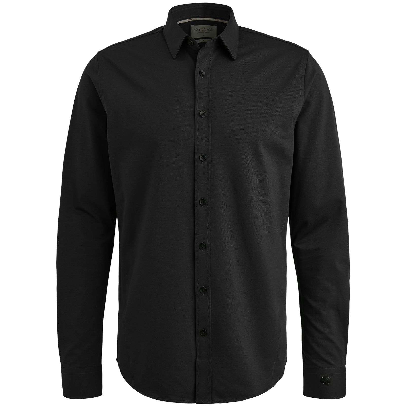 Cast Iron LONG SLEEVE SHIRT Twill Jersey 2 t Black 00112352-999