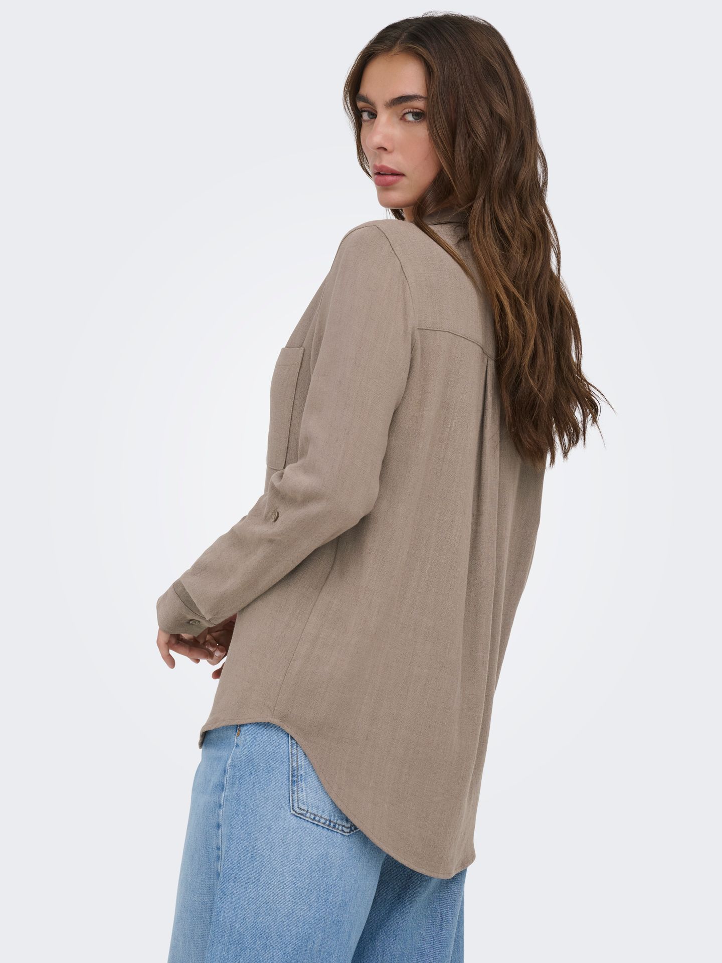 Only ONLYASMIN-SIESTA LS LI BL SHIRT PNT Walnut 2900165225042