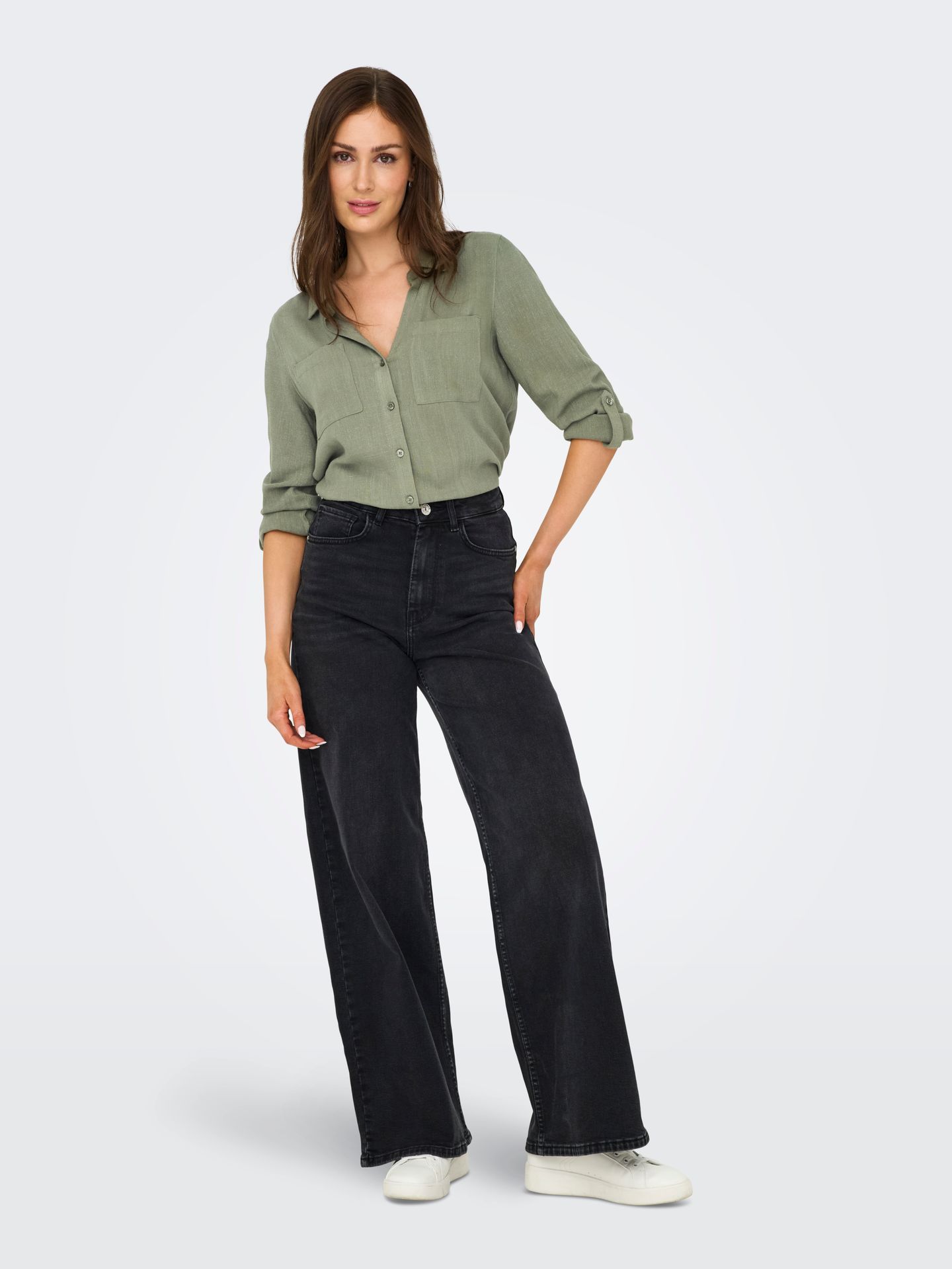 Only ONLYASMIN-SIESTA LS LI BL SHIRT PNT Deep Lichen Green 2900154950023