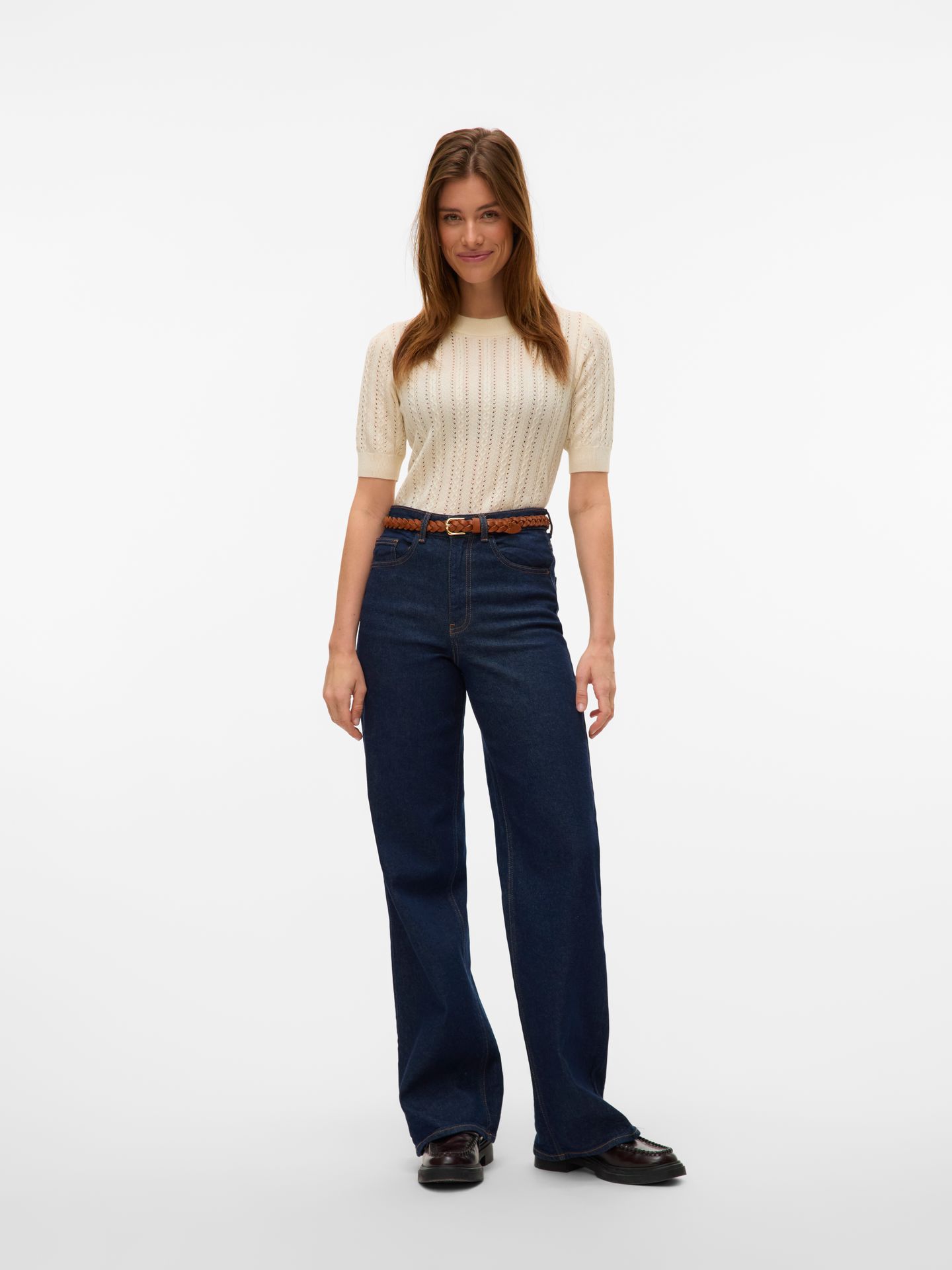 Vero Moda VMMORENA 2/4 O-NECK PULLOVER GA BOO Birch 2900154780057