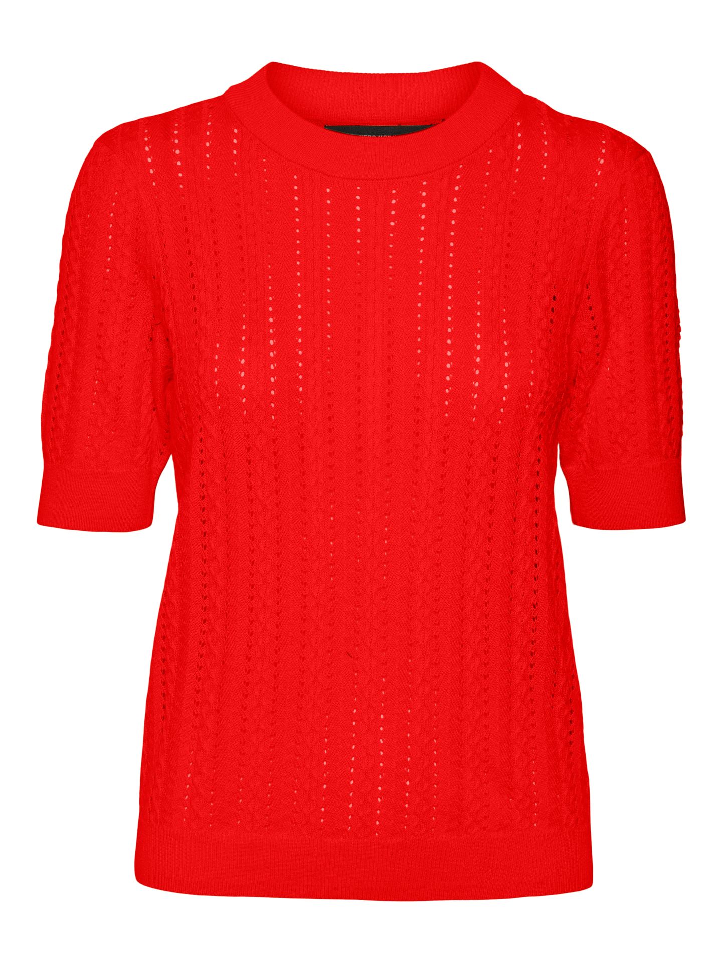 Vero Moda VMMORENA 2/4 O-NECK PULLOVER GA BOO Fiery Red 2900154779013