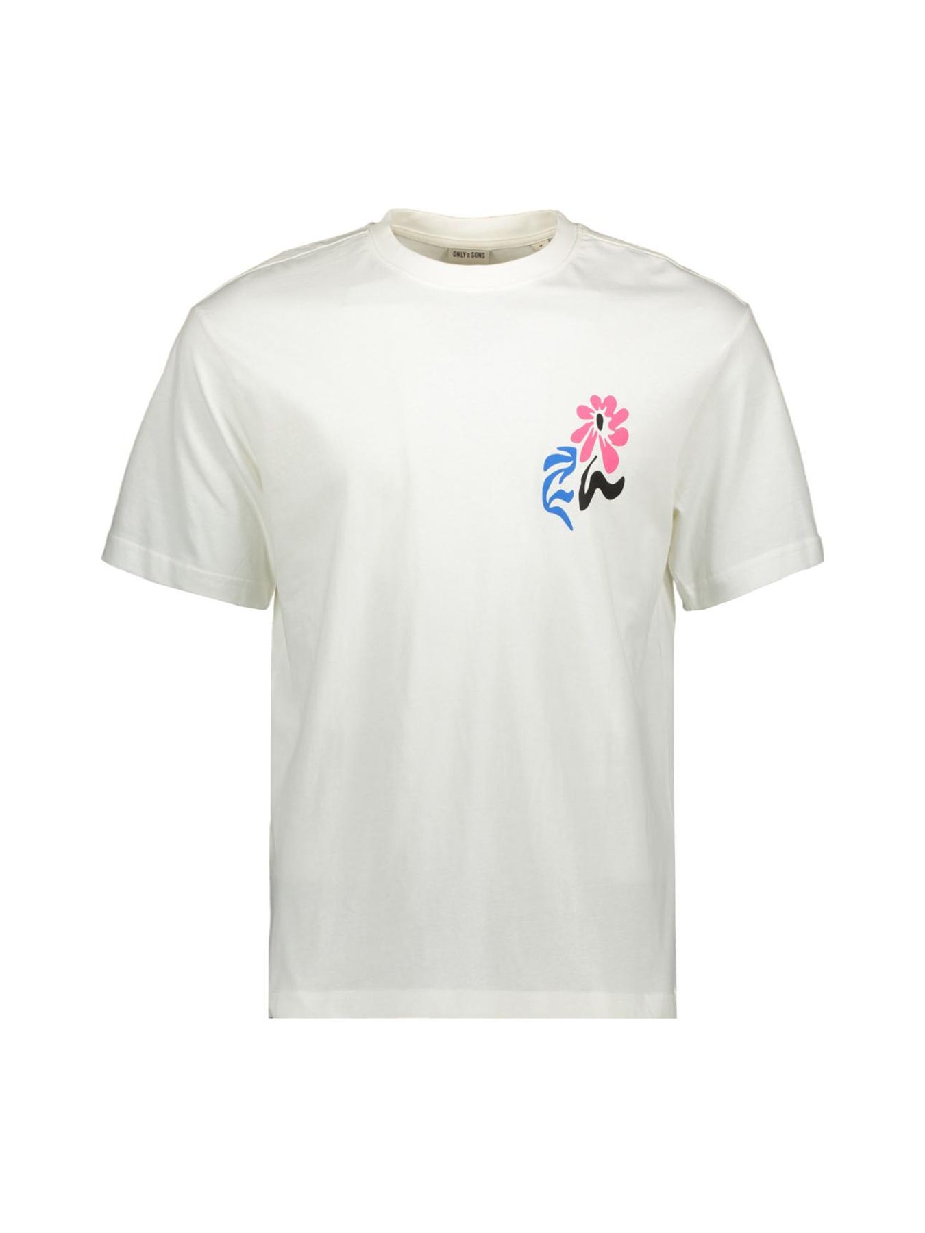 Only & Sons ONSKEANE RLX SS PRINTED TEE CS White/LIQUIFY FLO 2900154798021